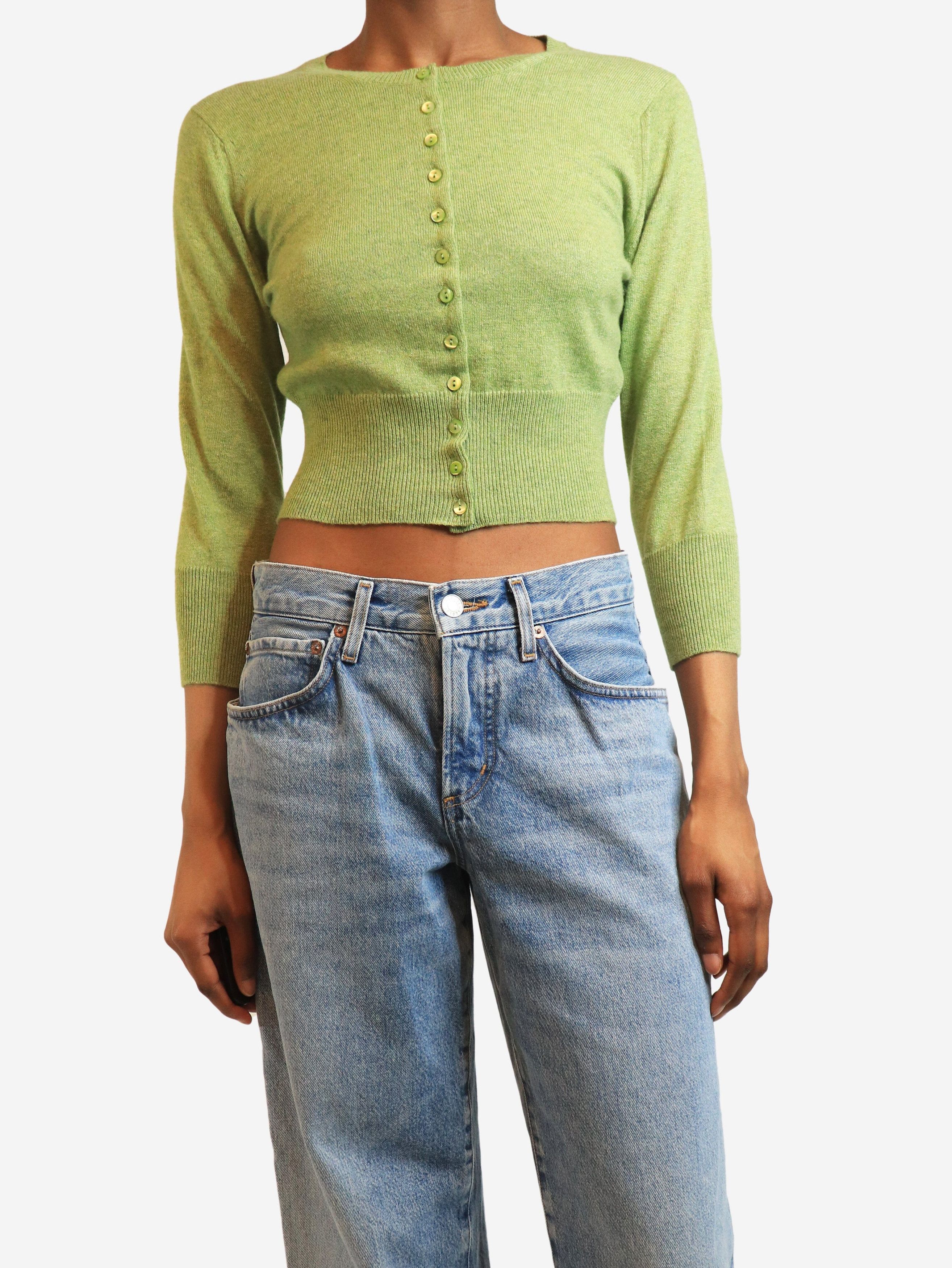 Other Green cashmere cardigan - UK 10 Size M / US 6-8 / IT 42-44 - 2 Thumbnail