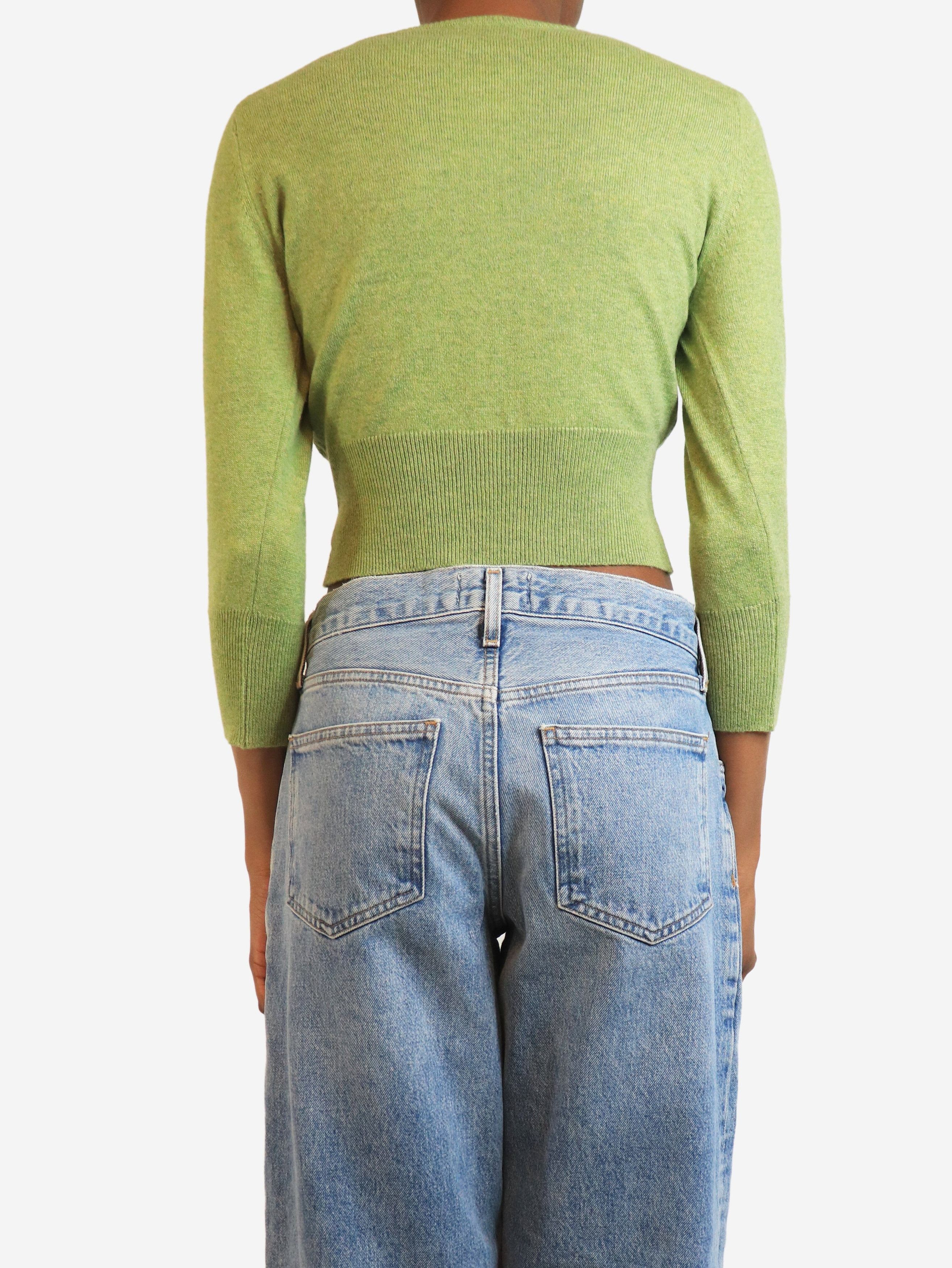 Other Green cashmere cardigan - UK 10 Size M / US 6-8 / IT 42-44 - 3 Thumbnail