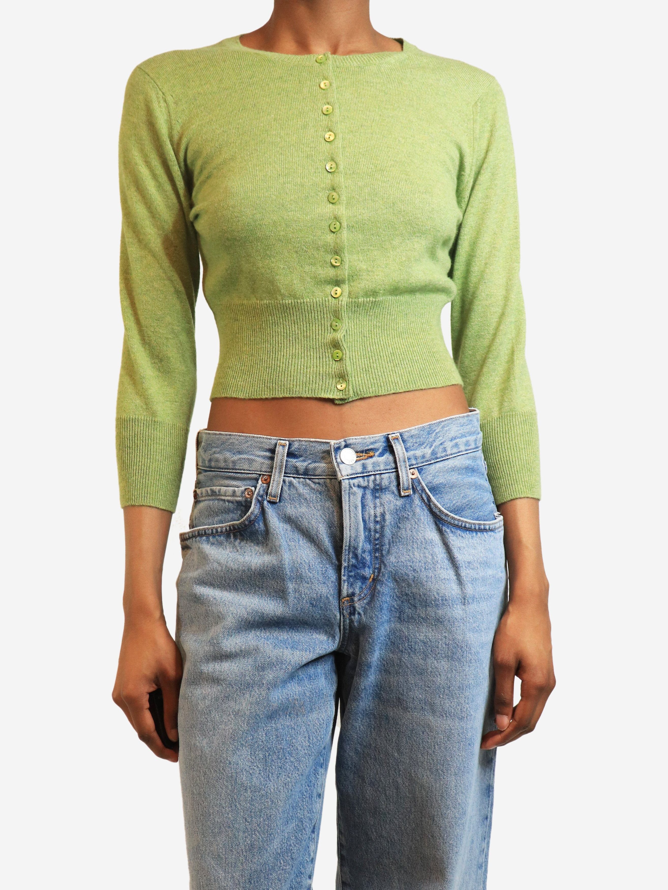 Other Green cashmere cardigan - UK 10 Size M / US 6-8 / IT 42-44 - 4 Thumbnail