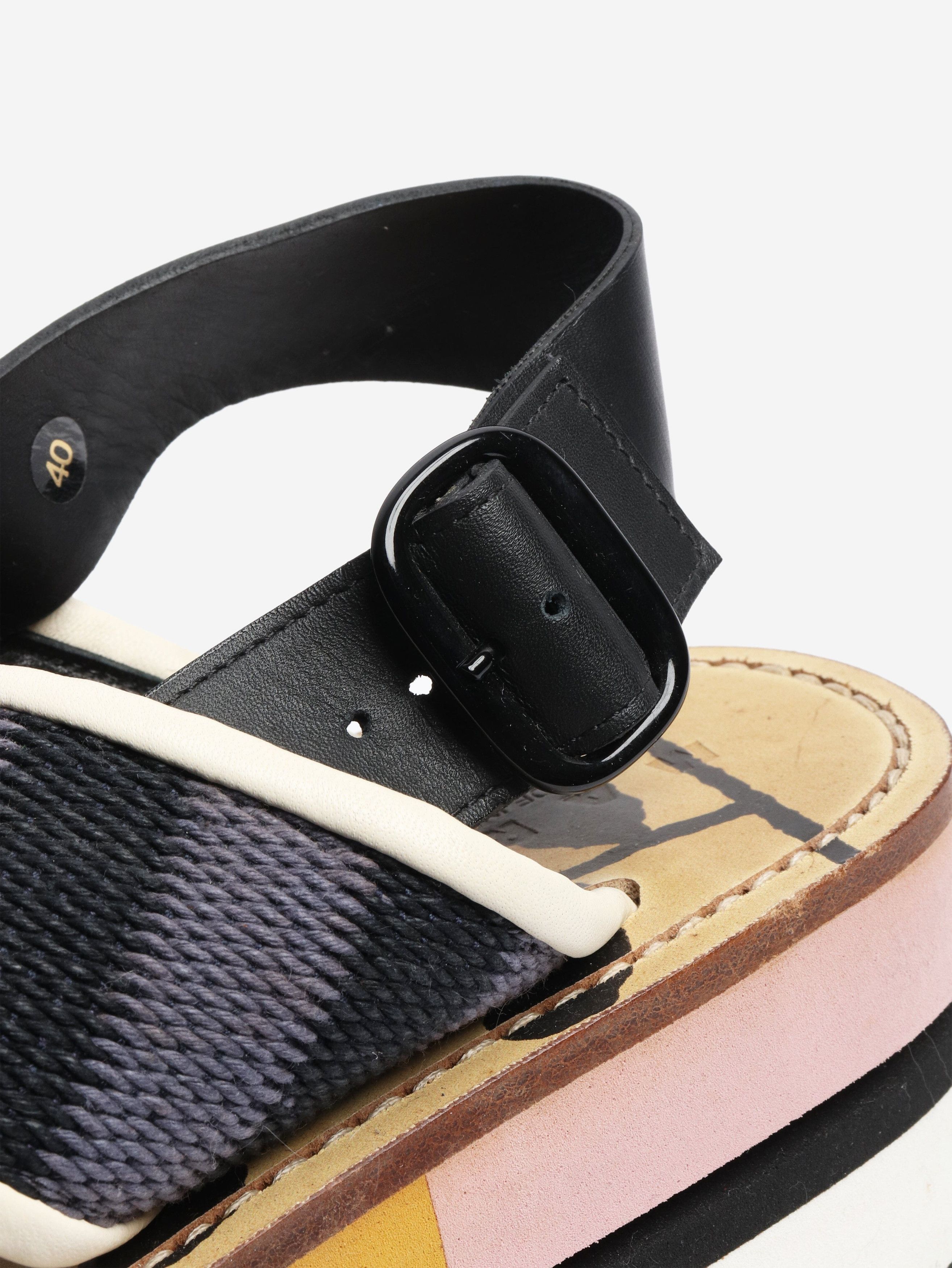 Other Multicolour cross-strap platform sandals - EU 40 Size US 9 / IT 39 - 3 Thumbnail