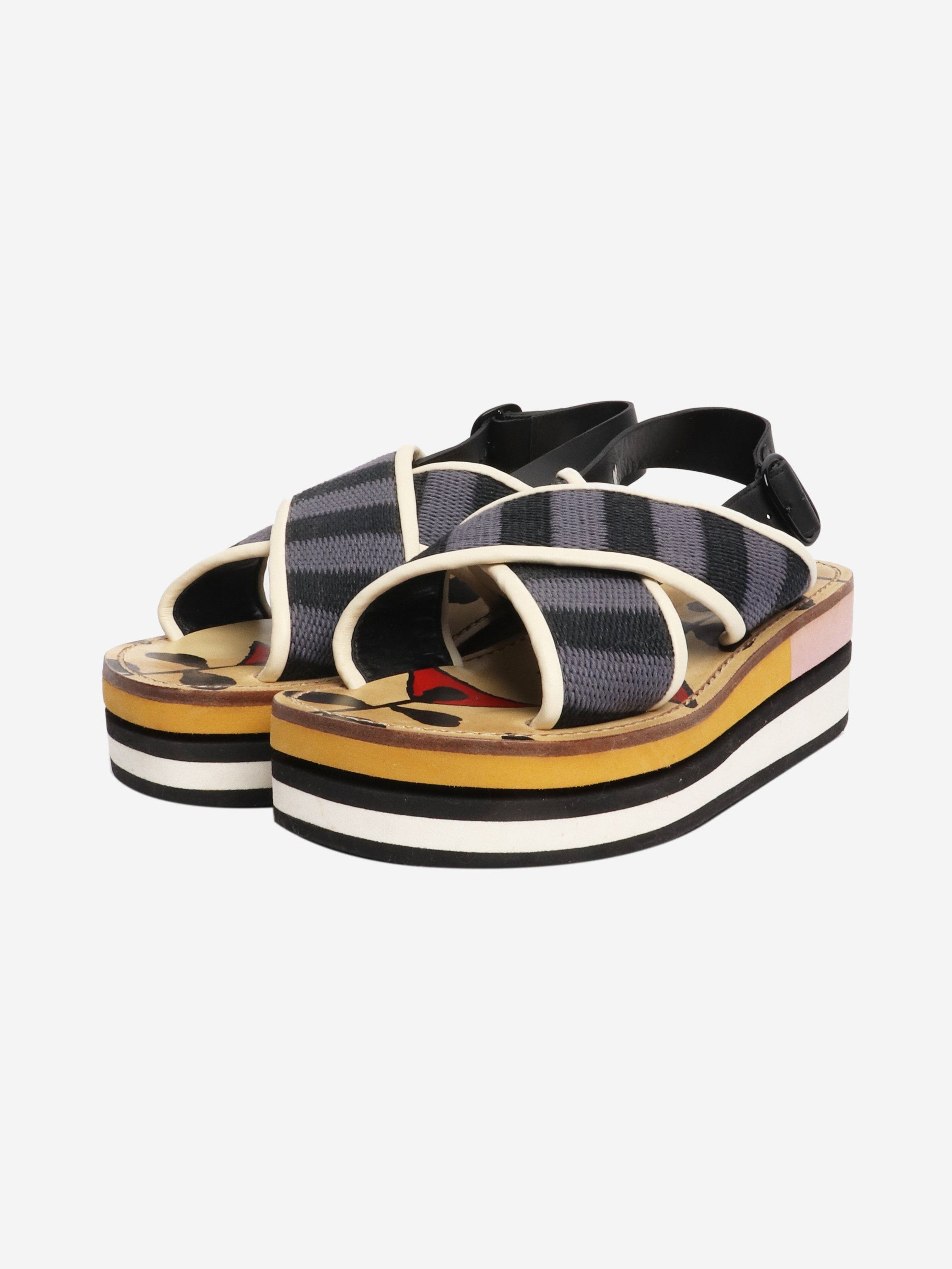Other Multicolour cross-strap platform sandals - EU 40 Size US 9 / IT 39 - 2 Thumbnail
