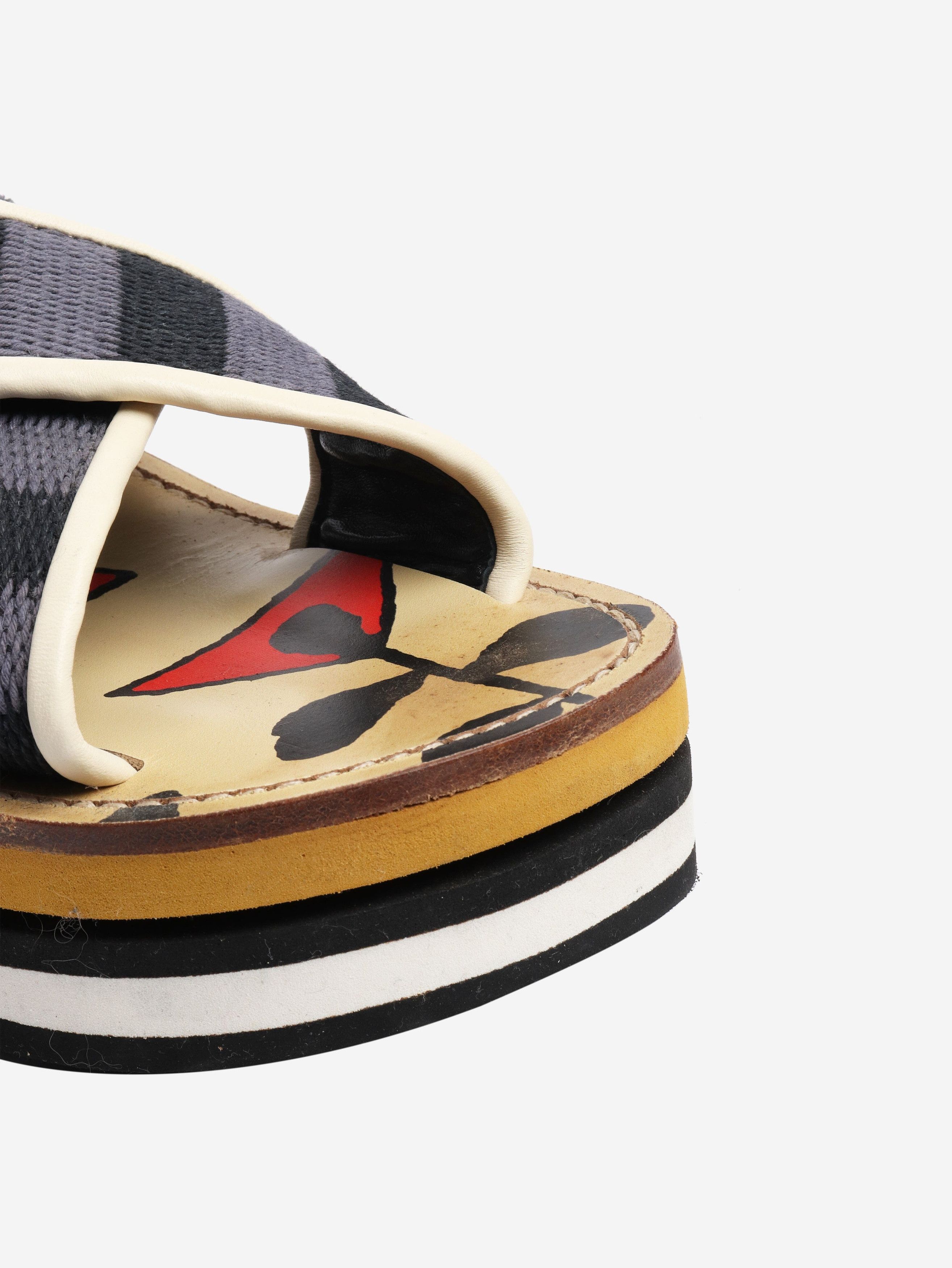 Other Multicolour cross-strap platform sandals - EU 40 Size US 9 / IT 39 - 6 Thumbnail