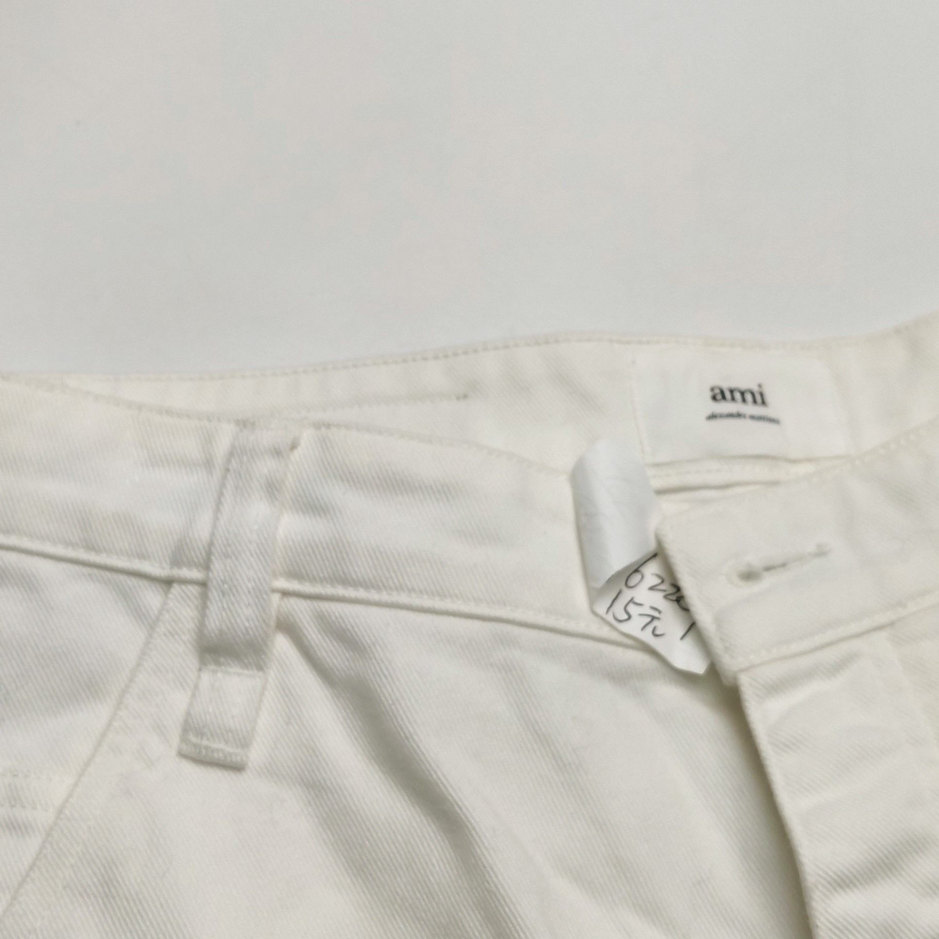 AMI AMI Alexandre Mattiussi White Cotton Shorts Size 34 Size US 34 / EU 50 - 10 Thumbnail