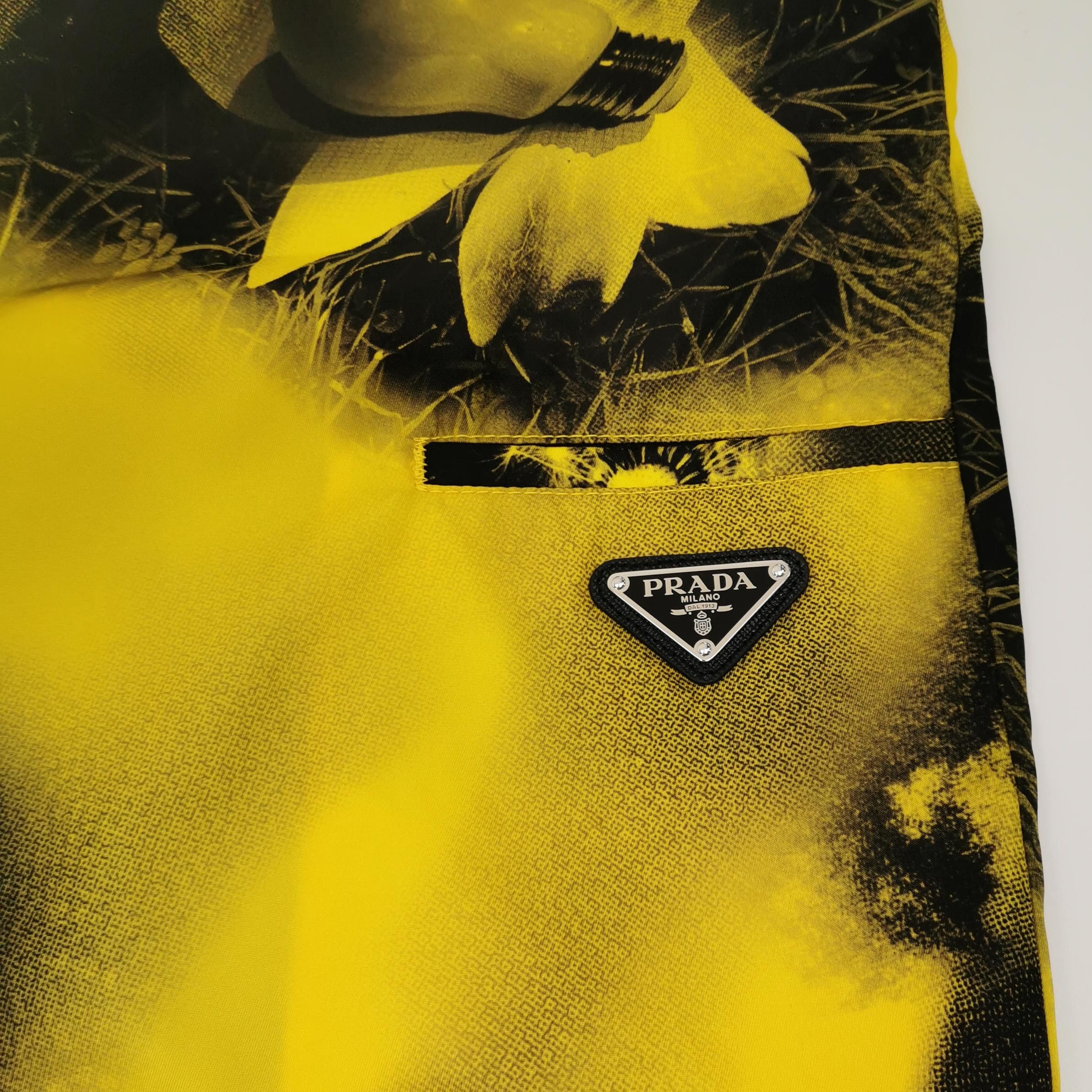 Prada Prada Wolf Graphic Print ECONYL Shorts Size 50 Size US 34 / EU 50 - 4 Thumbnail