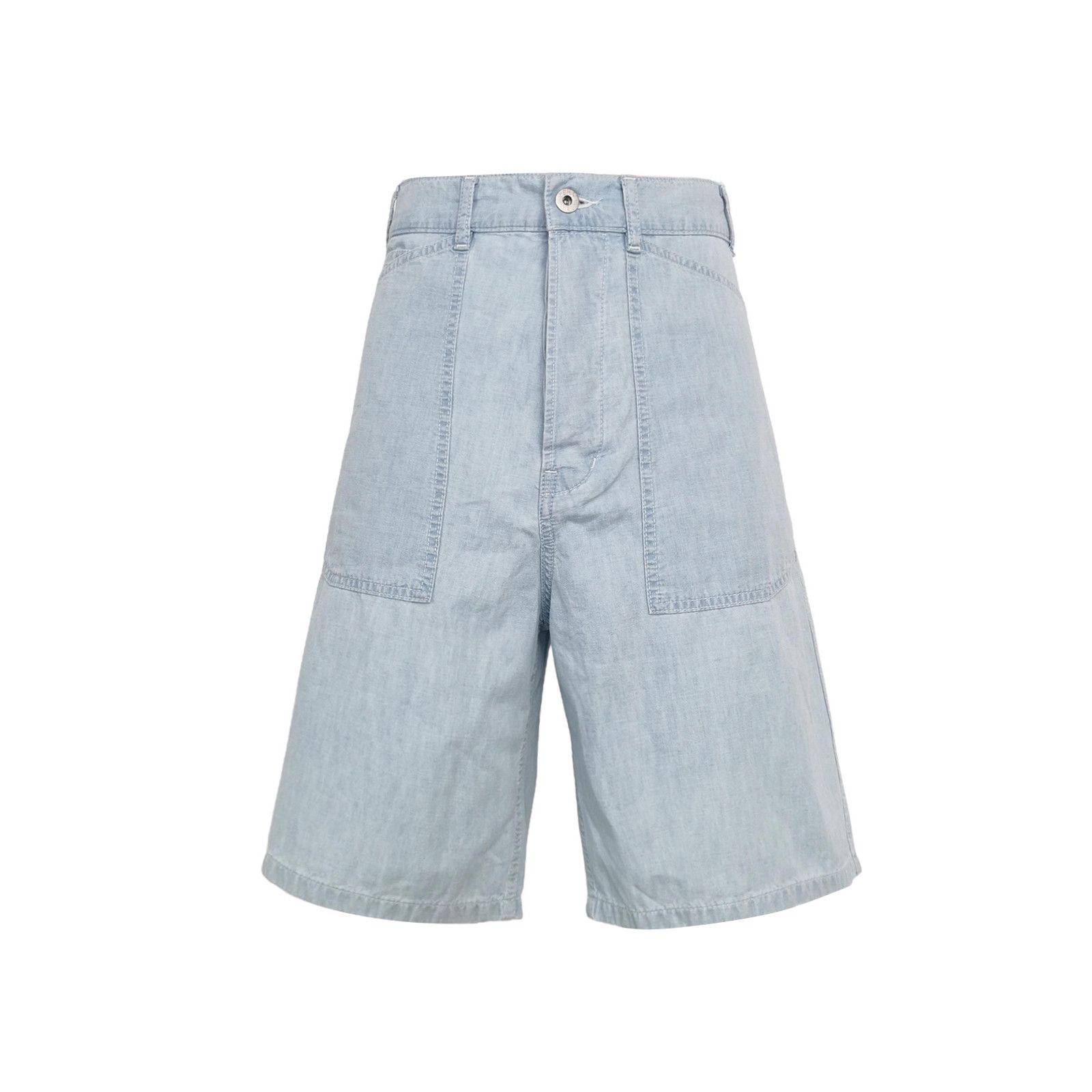 Kenzo Kenzo Logo Patch Cotton Shorts 31 Size US 31 - 2 Thumbnail