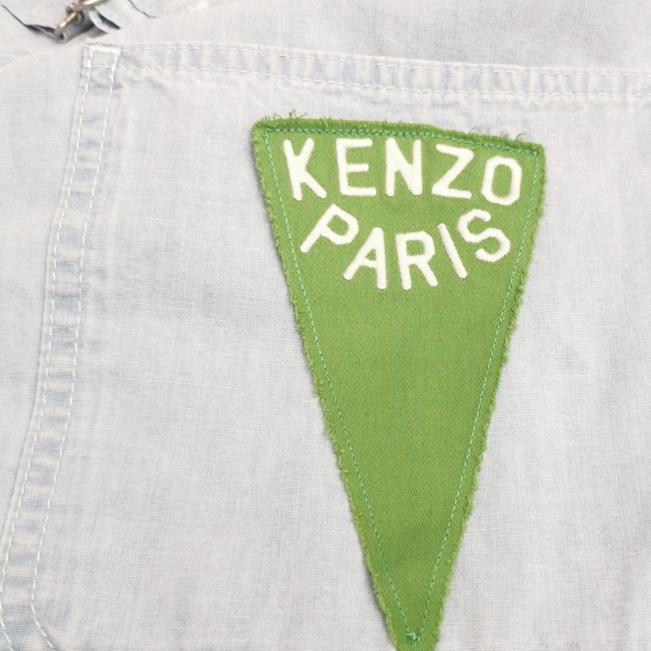 Kenzo Kenzo Logo Patch Cotton Shorts 31 Size US 31 - 4 Thumbnail