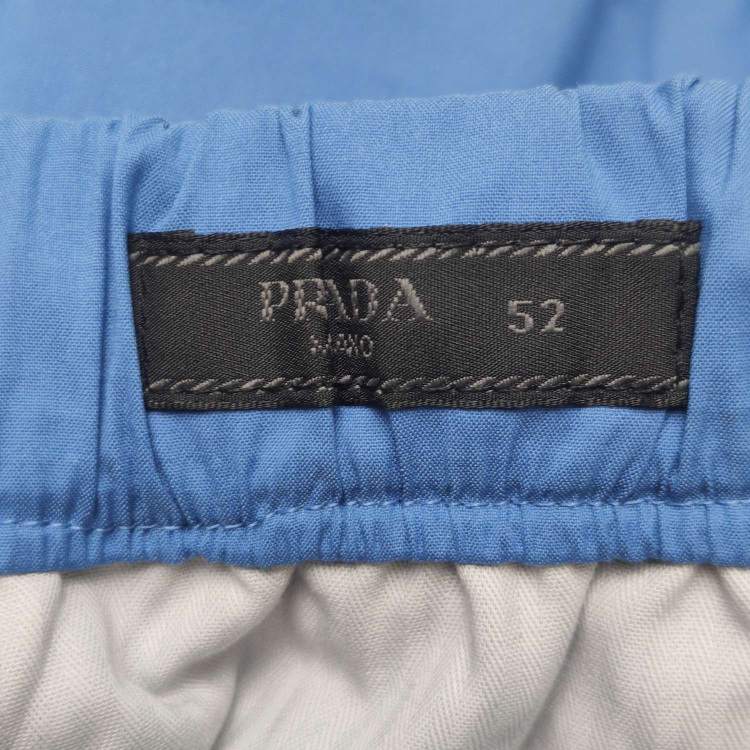 Prada Prada Azzurro Blue Cotton Shorts Size 52 Size US 36 / EU 52 - 6 Thumbnail