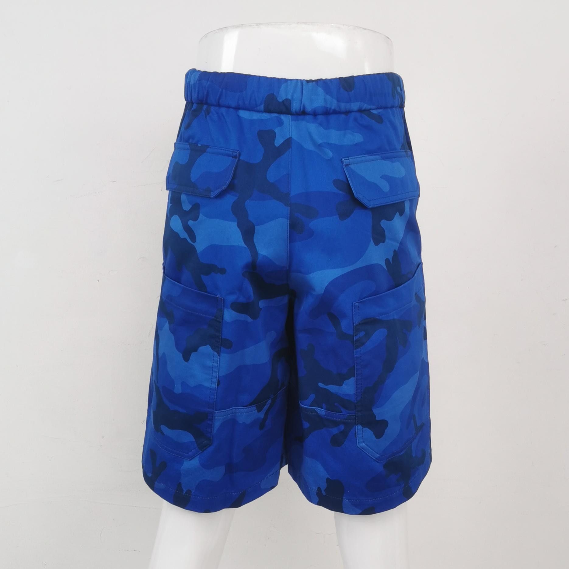 Valentino Valentino Blue Camo Cargo Shorts 48 Size US 32 / EU 48 - 3 Thumbnail