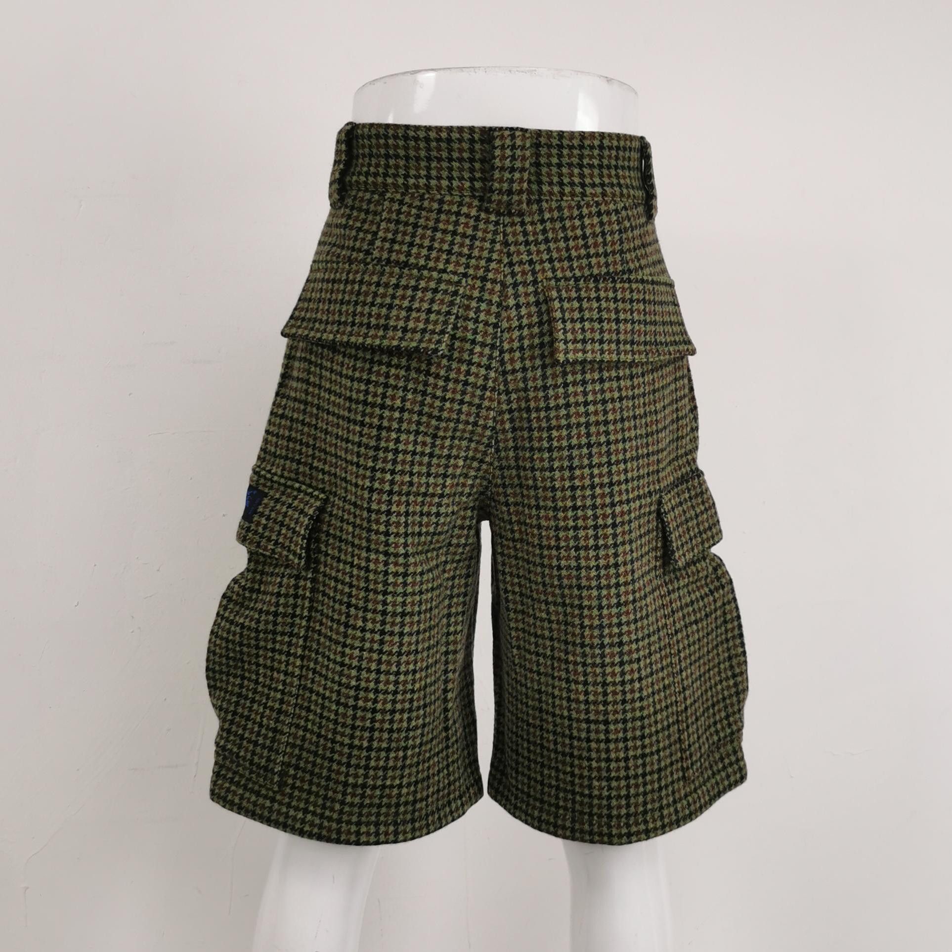 MSGM MSGM Houndstooth Wool Cargo Shorts Size 44 Size US 28 / EU 44 - 3 Thumbnail