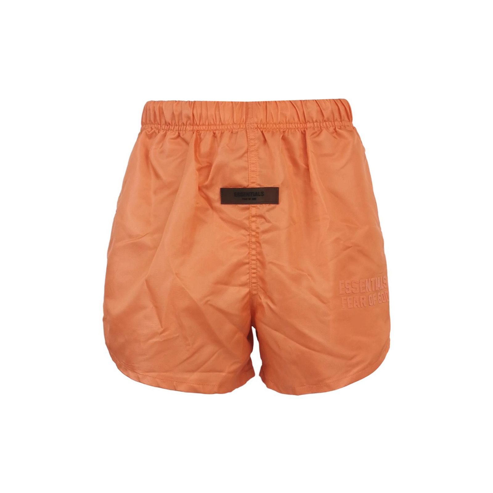FOG Fear of God Essentials Orange Logo Shorts XXS Size US 26 / EU 42 - 2 Thumbnail