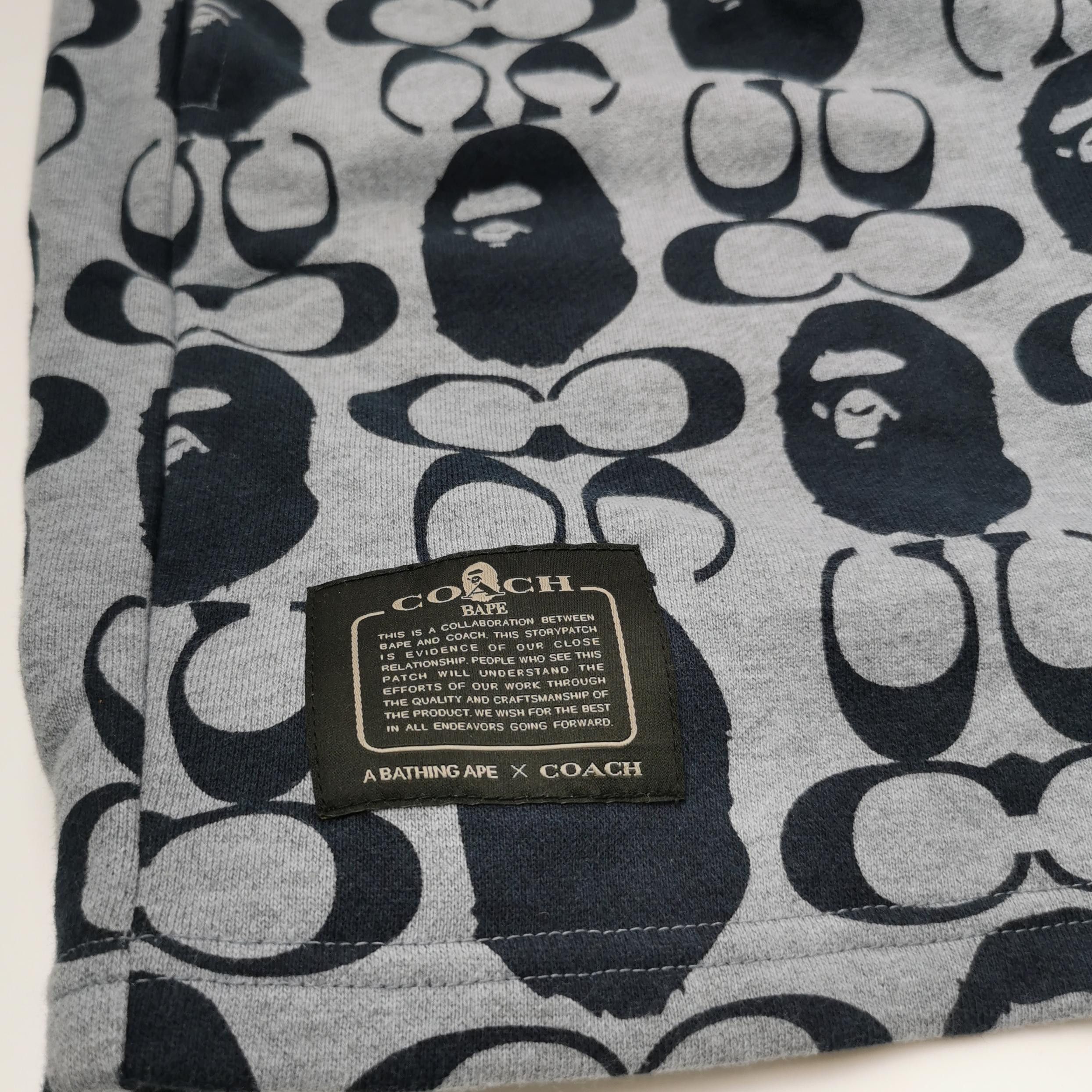 Bape × Coach Coach x BAPE Monogram Cotton Shorts Size S Size US 30 / EU 46 - 4 Thumbnail
