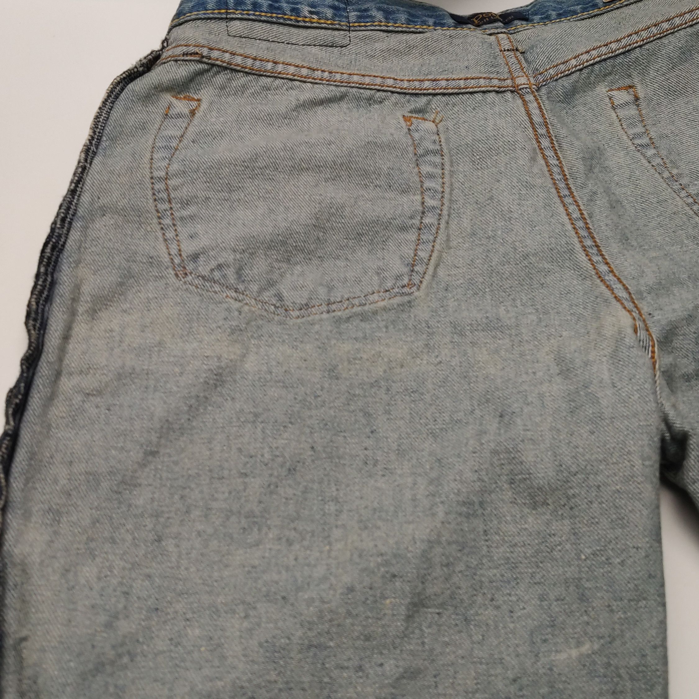 Polo Ralph Lauren Polo Ralph Lauren Paint Splatter Denim Shorts 31 Size US 31 - 11 Thumbnail