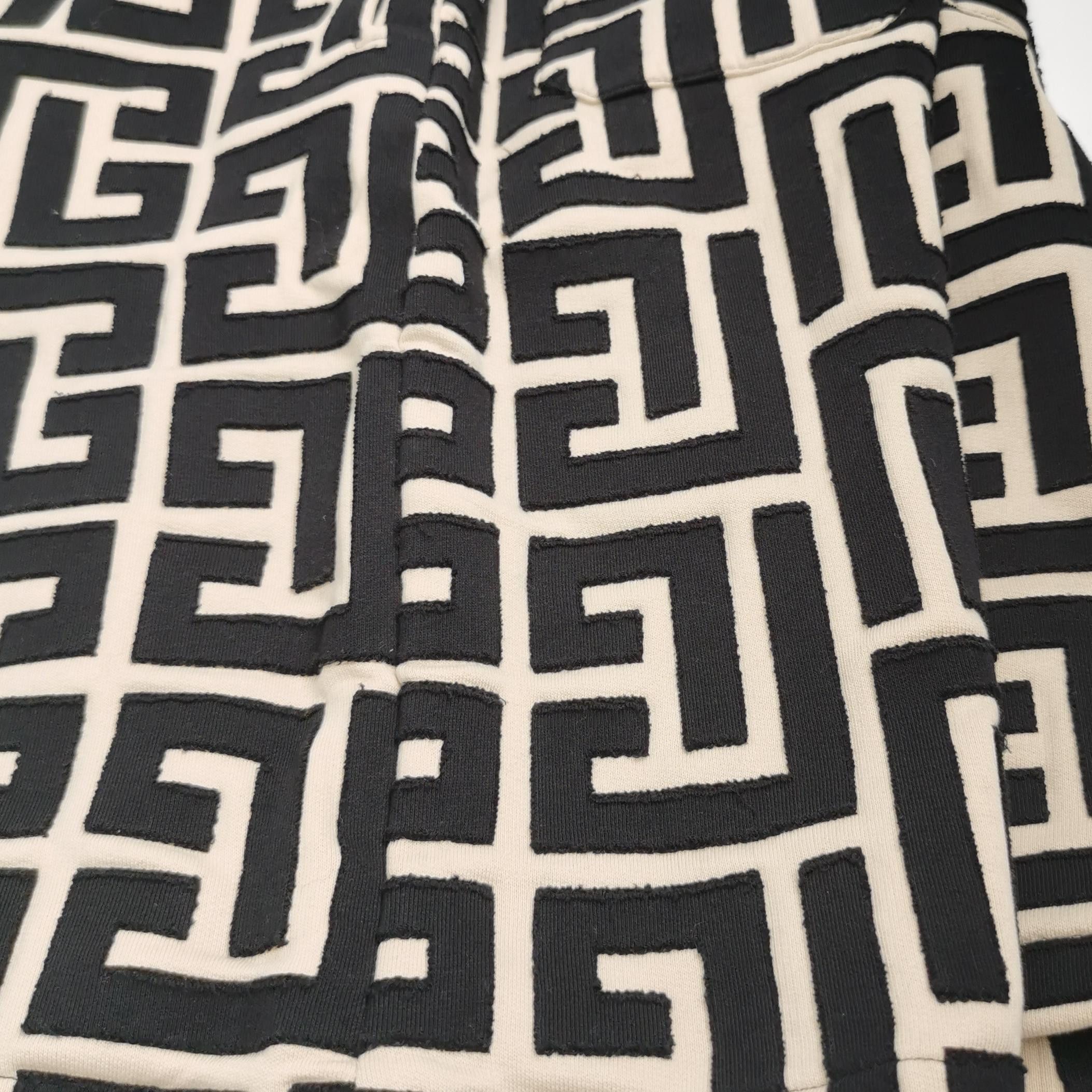 Balmain Balmain Monogram Print Cotton Shorts S Size US 30 / EU 46 - 4 Thumbnail