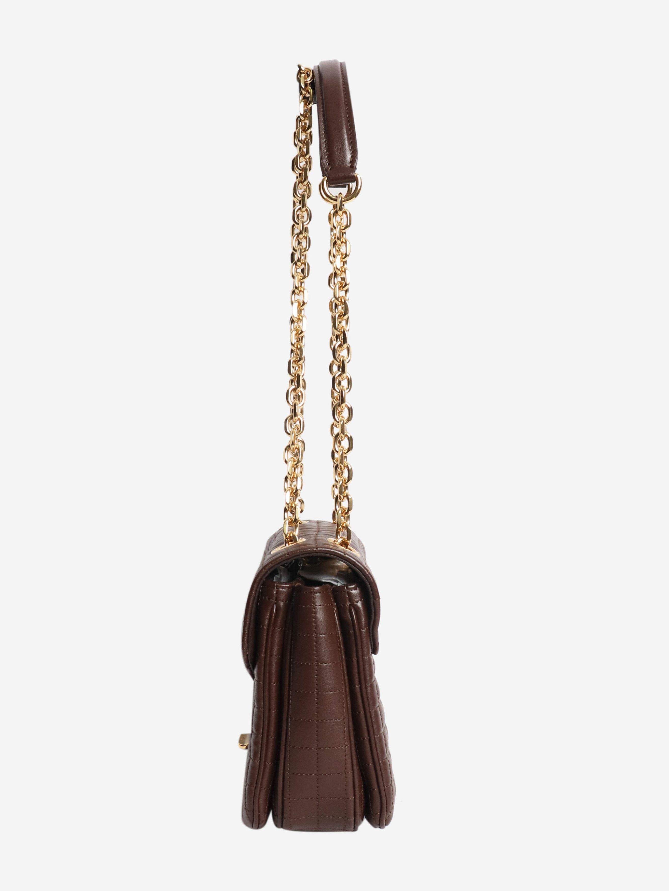 Celine Brown medium leather quilted C bag Size ONE SIZE - 5 Thumbnail