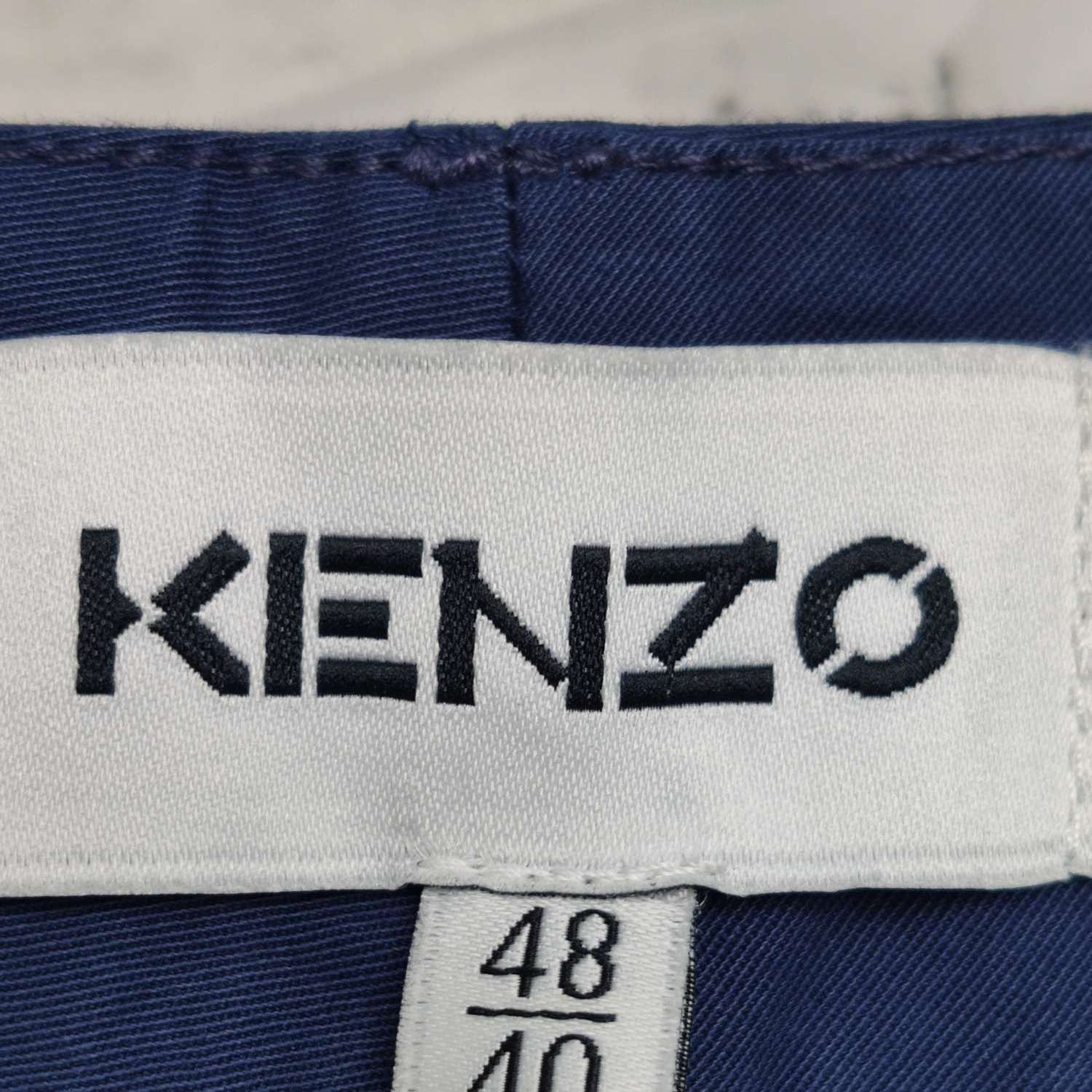 Kenzo Kenzo Blue Cotton Shorts US 30 Size US 30 / EU 46 - 6 Thumbnail