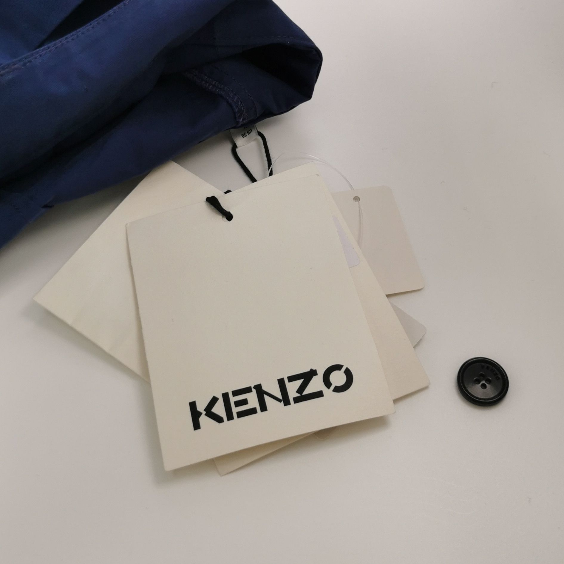 Kenzo Kenzo Blue Cotton Shorts US 30 Size US 30 / EU 46 - 5 Thumbnail