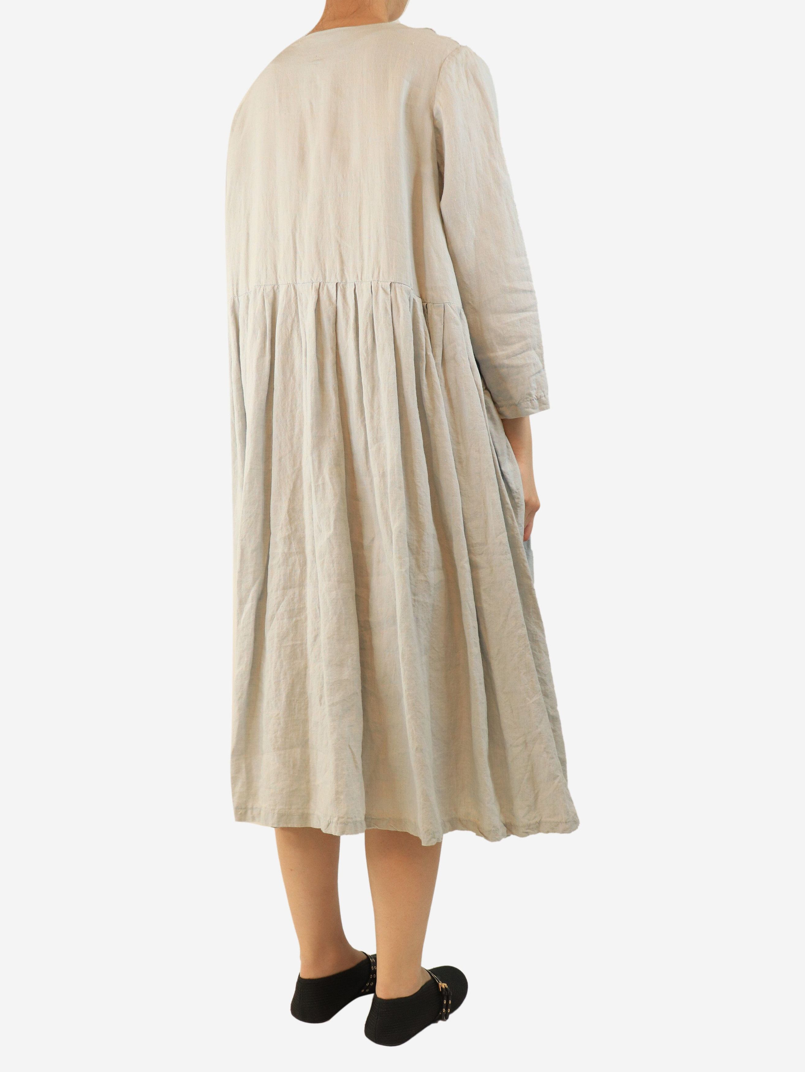 Other Duck egg linen dress - One Size M / US 6-8 / IT 42-44 - 3 Thumbnail