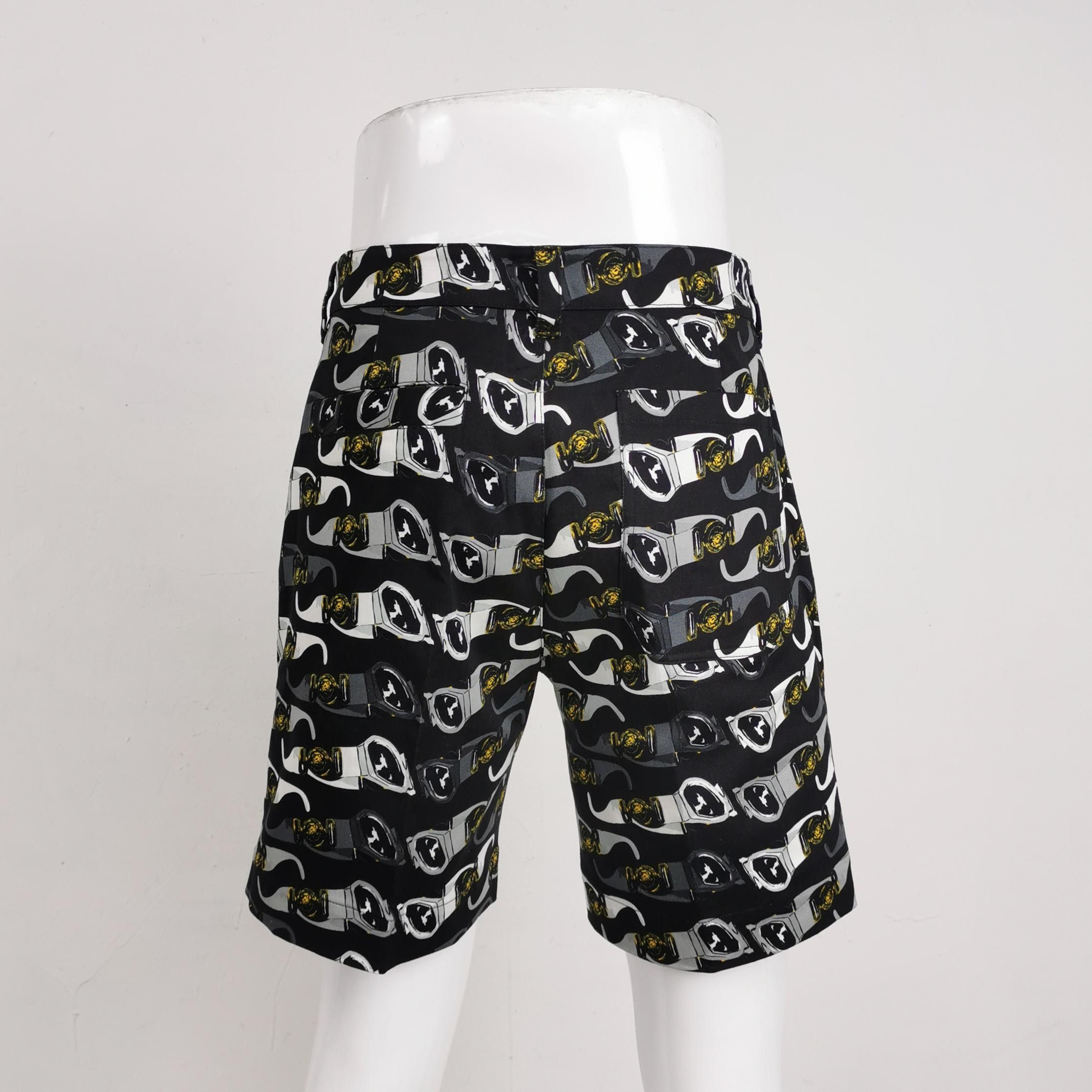 Versace Versace Sunglasses Print Cotton Shorts 48 Size US 32 / EU 48 - 3 Thumbnail