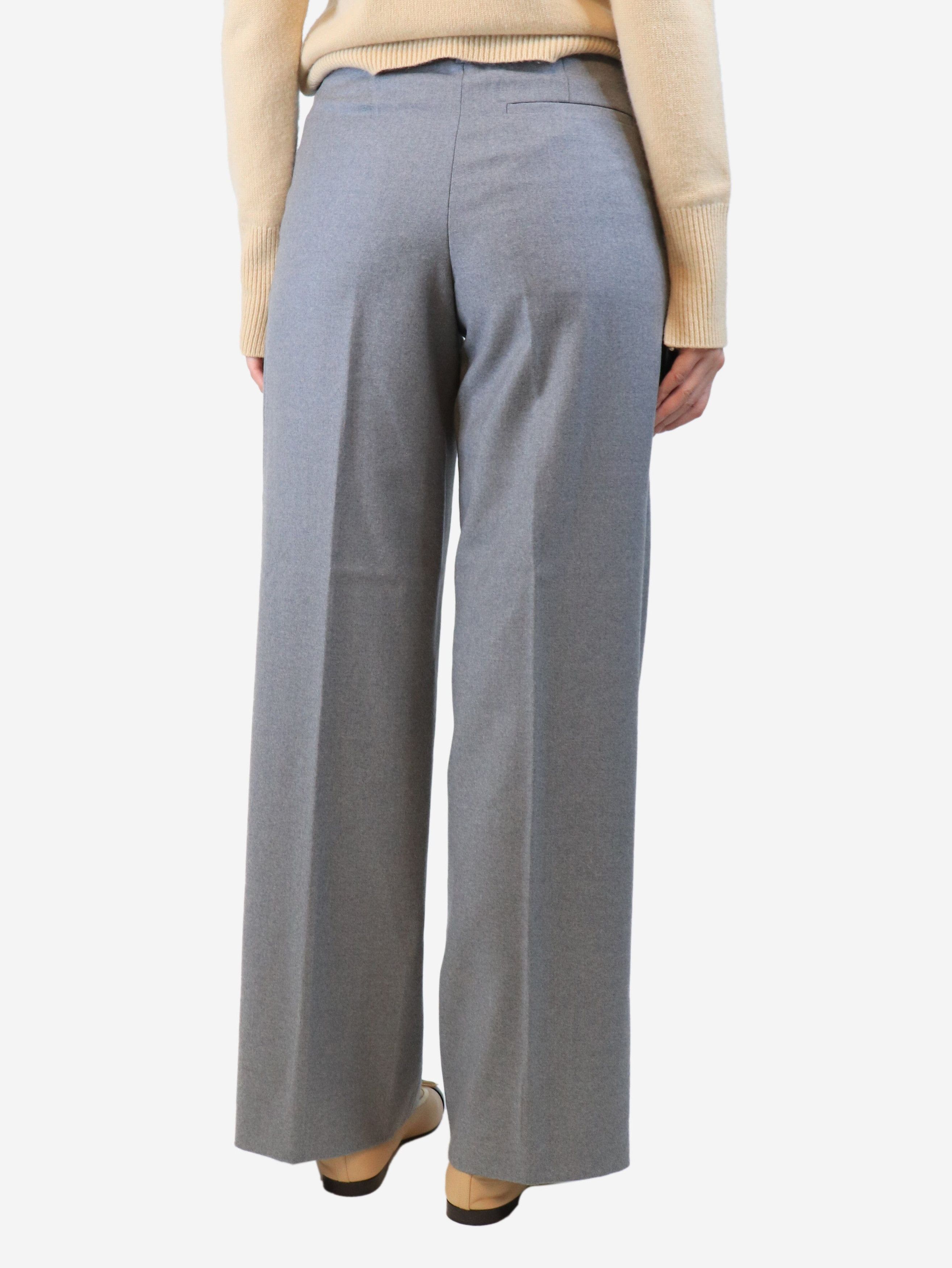 Loewe Grey straight-leg trousers - UK 10 Size 28" / US 6 / IT 42 - 4 Thumbnail