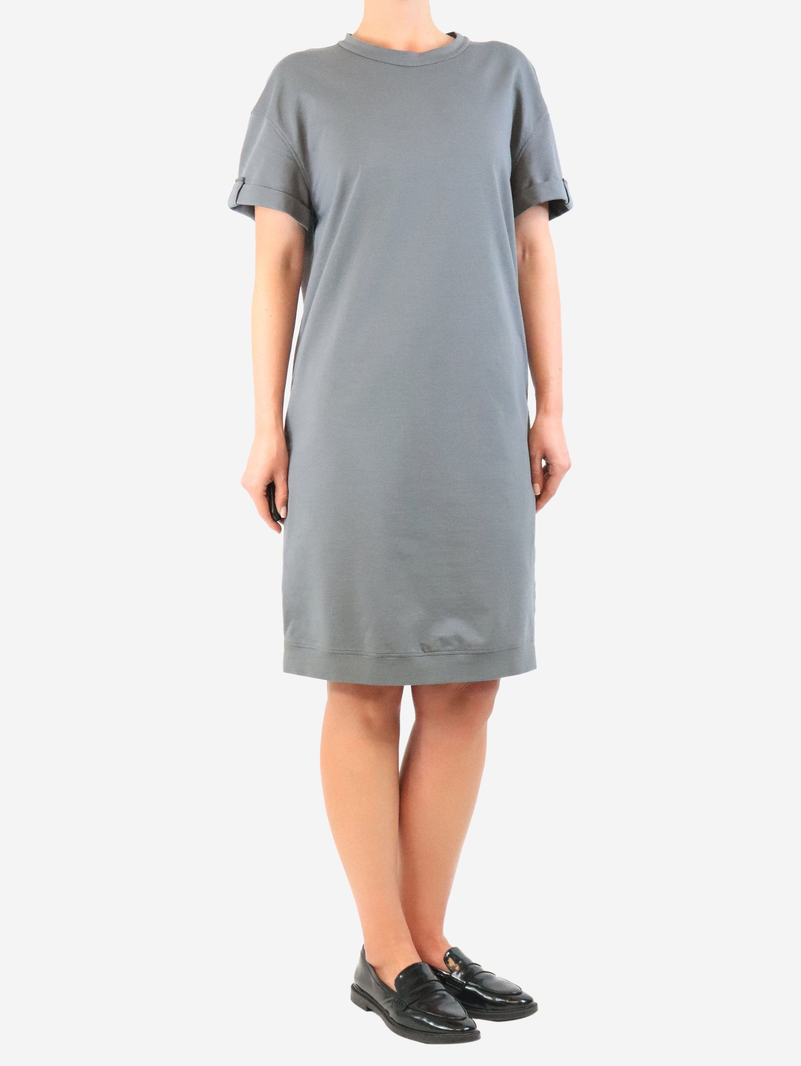 Brunello Cucinelli Grey t-shirt dress - M Size M / US 6-8 / IT 42-44 - 2 Thumbnail