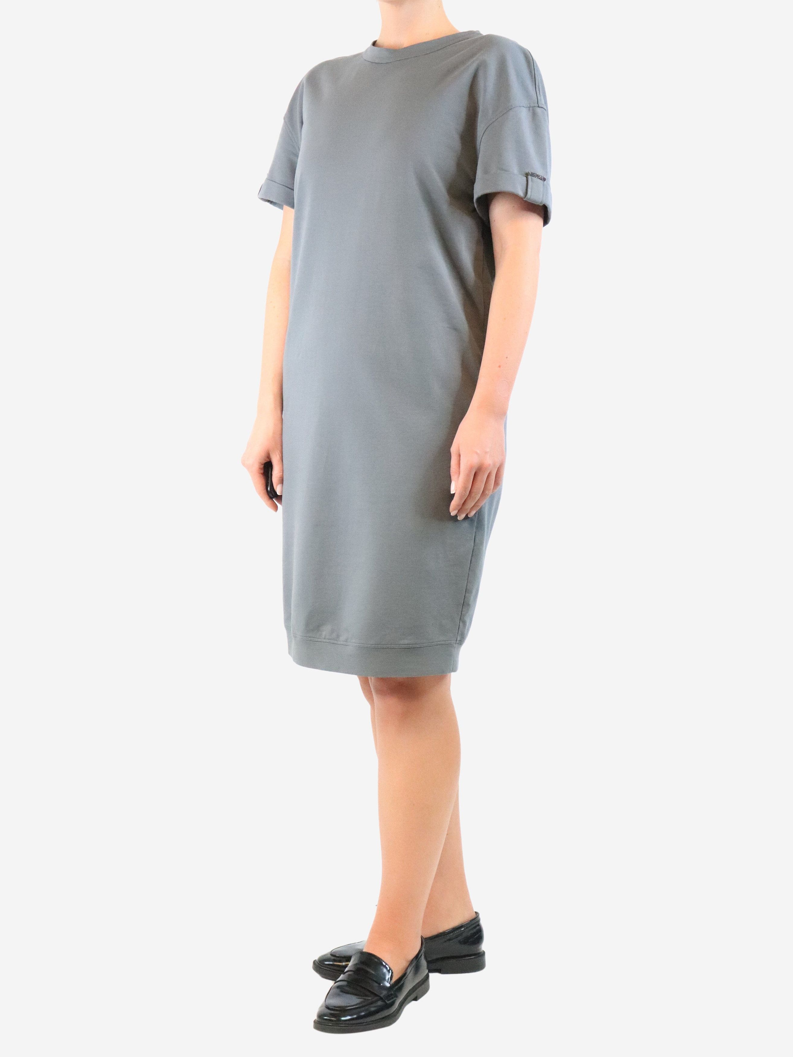 Brunello Cucinelli Grey t-shirt dress - M Size M / US 6-8 / IT 42-44 - 4 Thumbnail