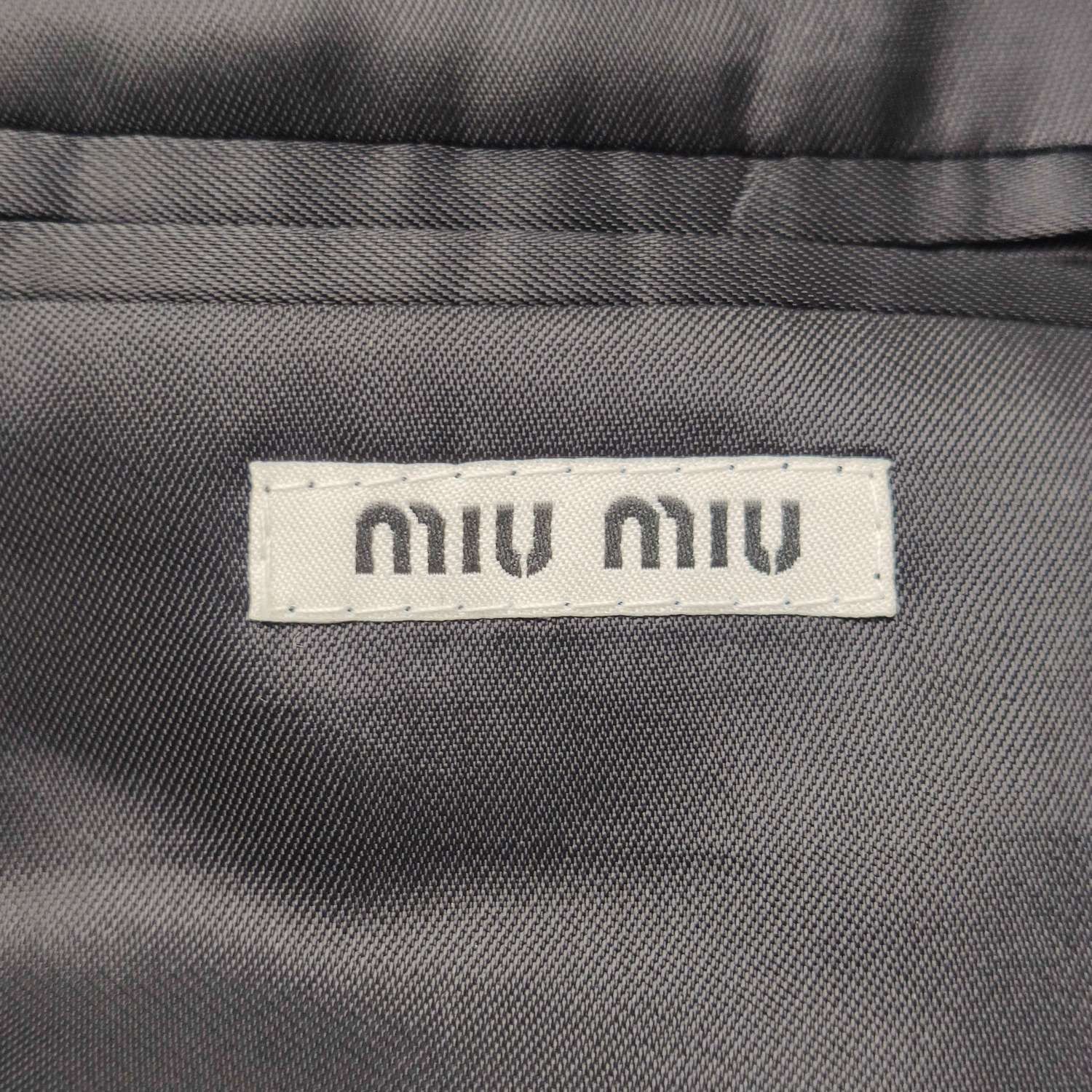 Miu Miu Miu Miu Virgin Wool Single Breasted Blazer Size 36R Size 36R - 5 Thumbnail