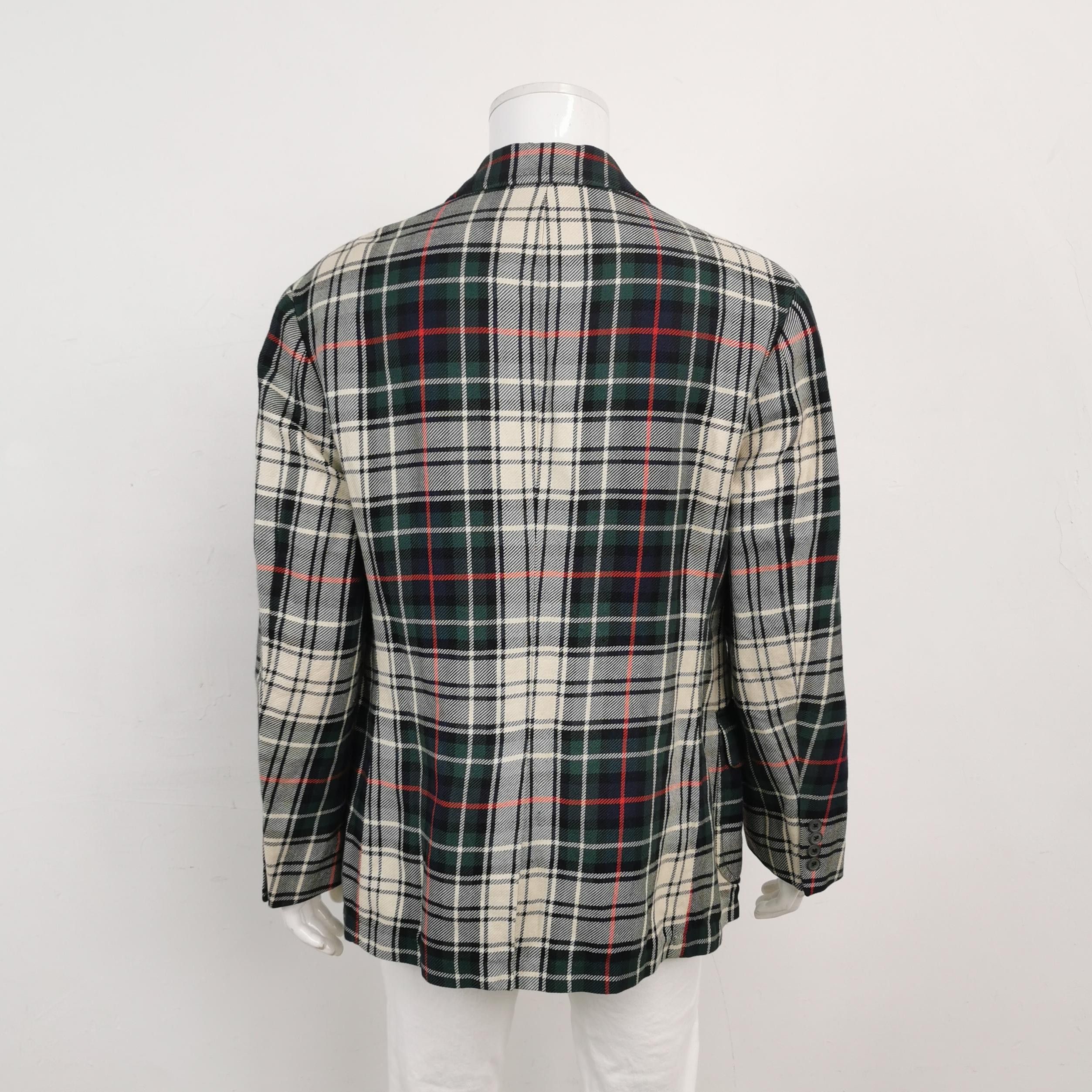 Polo Ralph Lauren Polo Ralph Lauren Plaid Linen Cotton Blazer 44R Size 34R - 3 Thumbnail