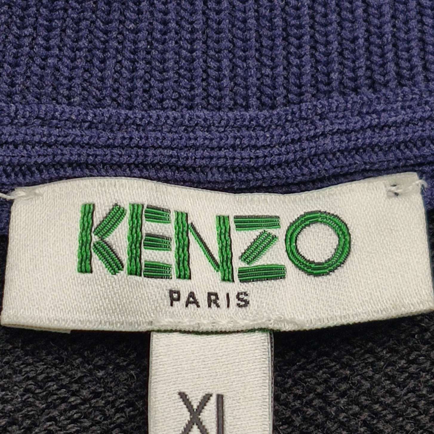 Kenzo Kenzo Tiger Head Zipped Wool Cardigan XL Size US XL / EU 56 / 4 - 6 Thumbnail