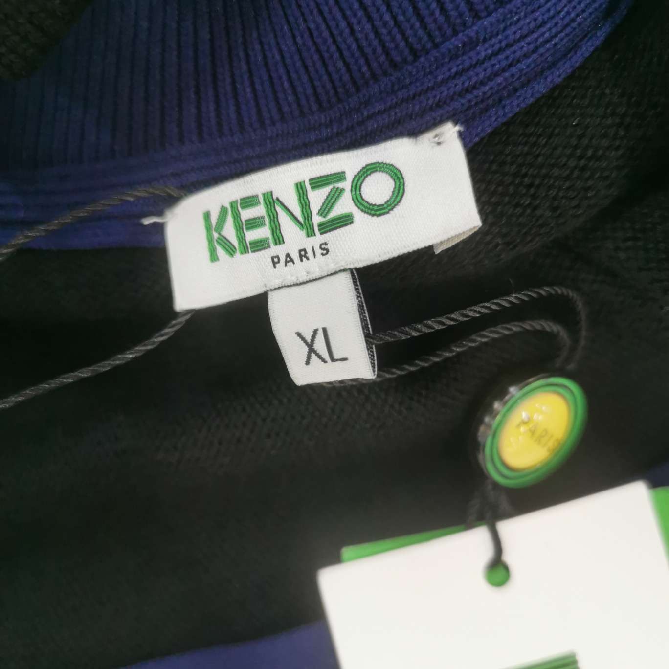 Kenzo Kenzo Tiger Head Zipped Wool Cardigan XL Size US XL / EU 56 / 4 - 7 Thumbnail