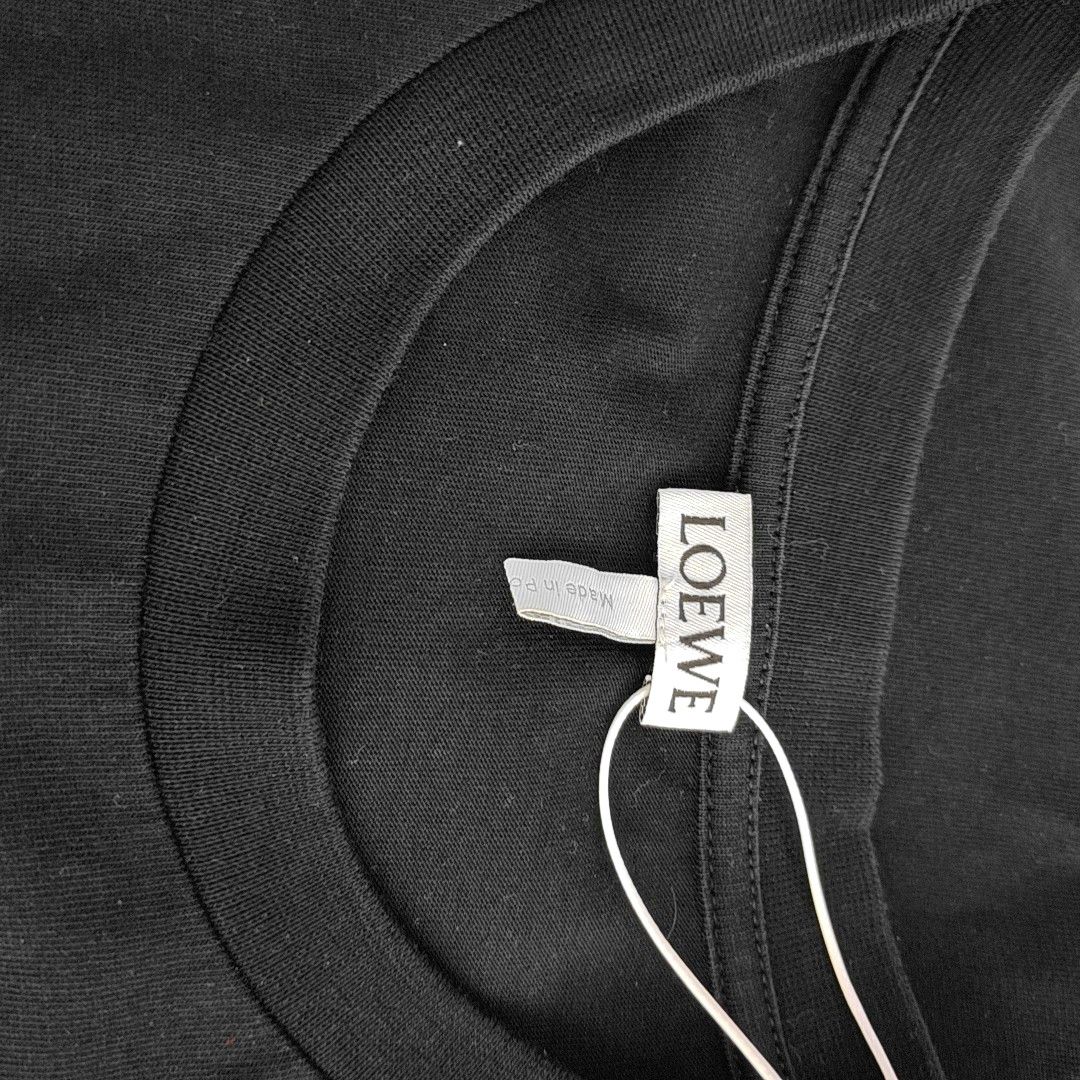 Loewe LOEWE Anagram Embroidered Cotton T-Shirt S Size US S / EU 44-46 / 1 - 7 Thumbnail