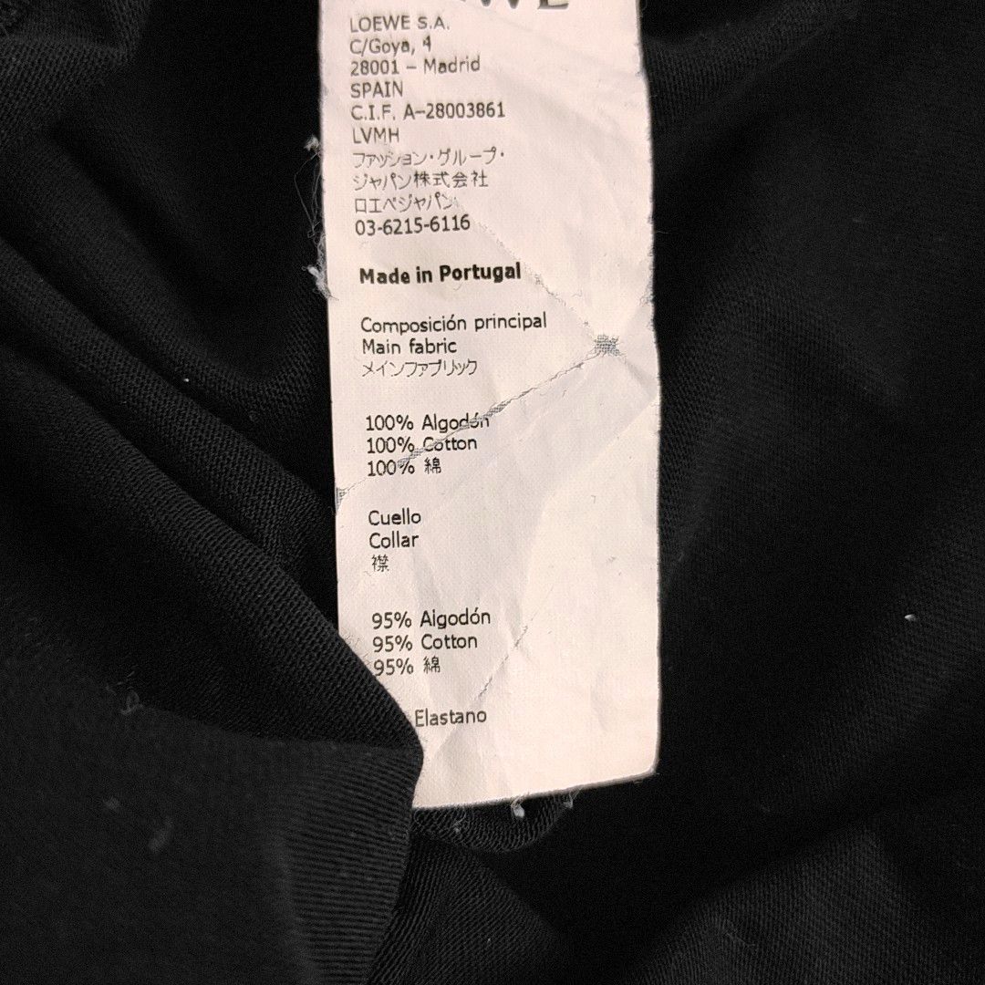 Loewe LOEWE Anagram Embroidered Cotton T-Shirt S Size US S / EU 44-46 / 1 - 4 Thumbnail