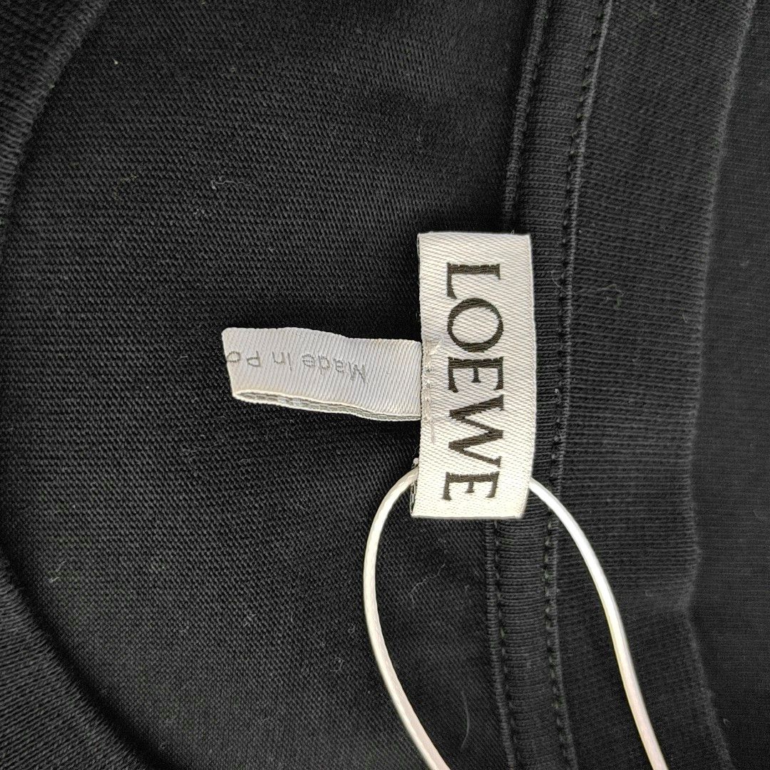 Loewe LOEWE Anagram Embroidered Cotton T-Shirt S Size US S / EU 44-46 / 1 - 6 Thumbnail