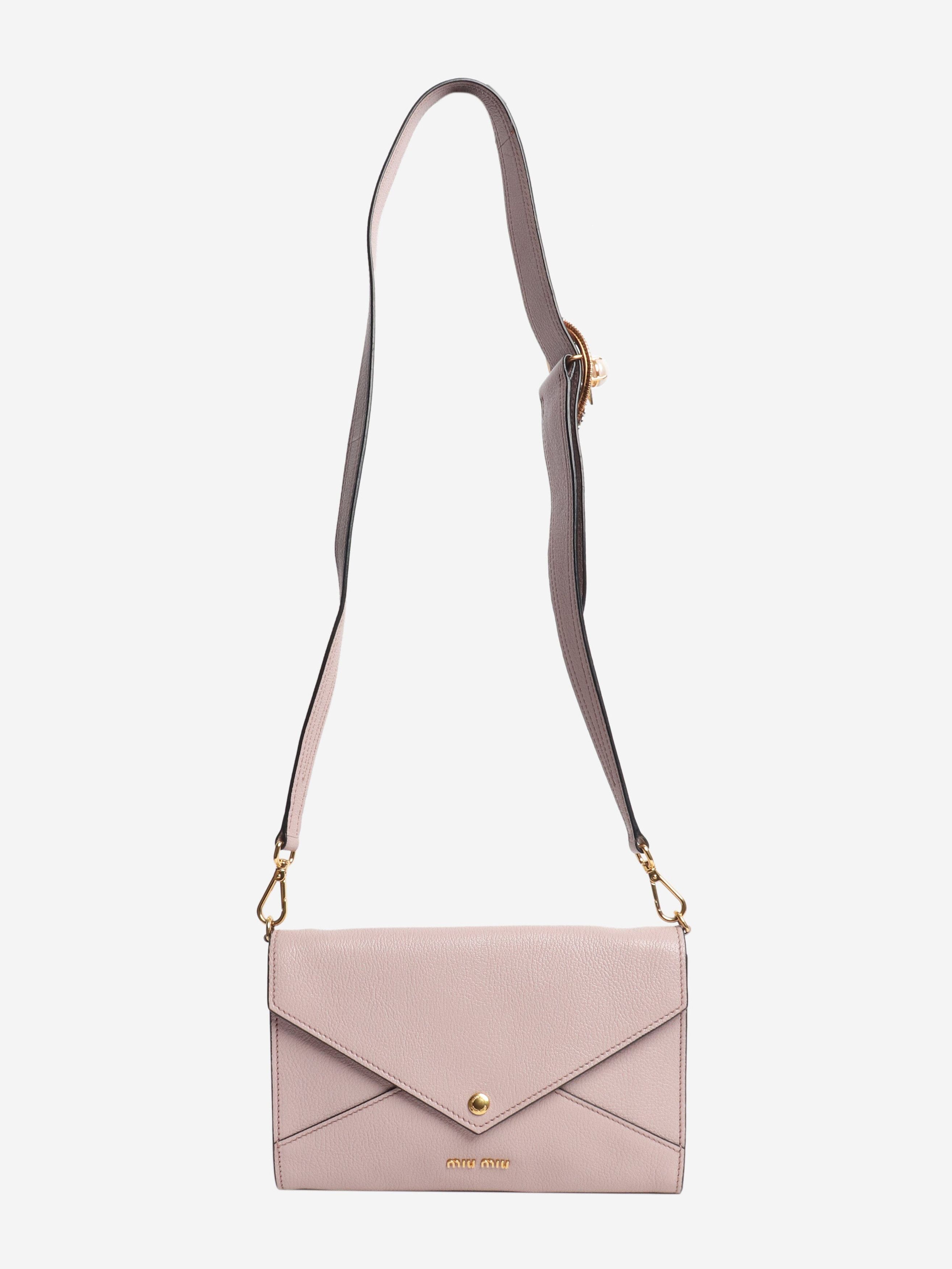 Miu Miu Dusty pink Madras envelope shoulder bag Size ONE SIZE - 2 Thumbnail