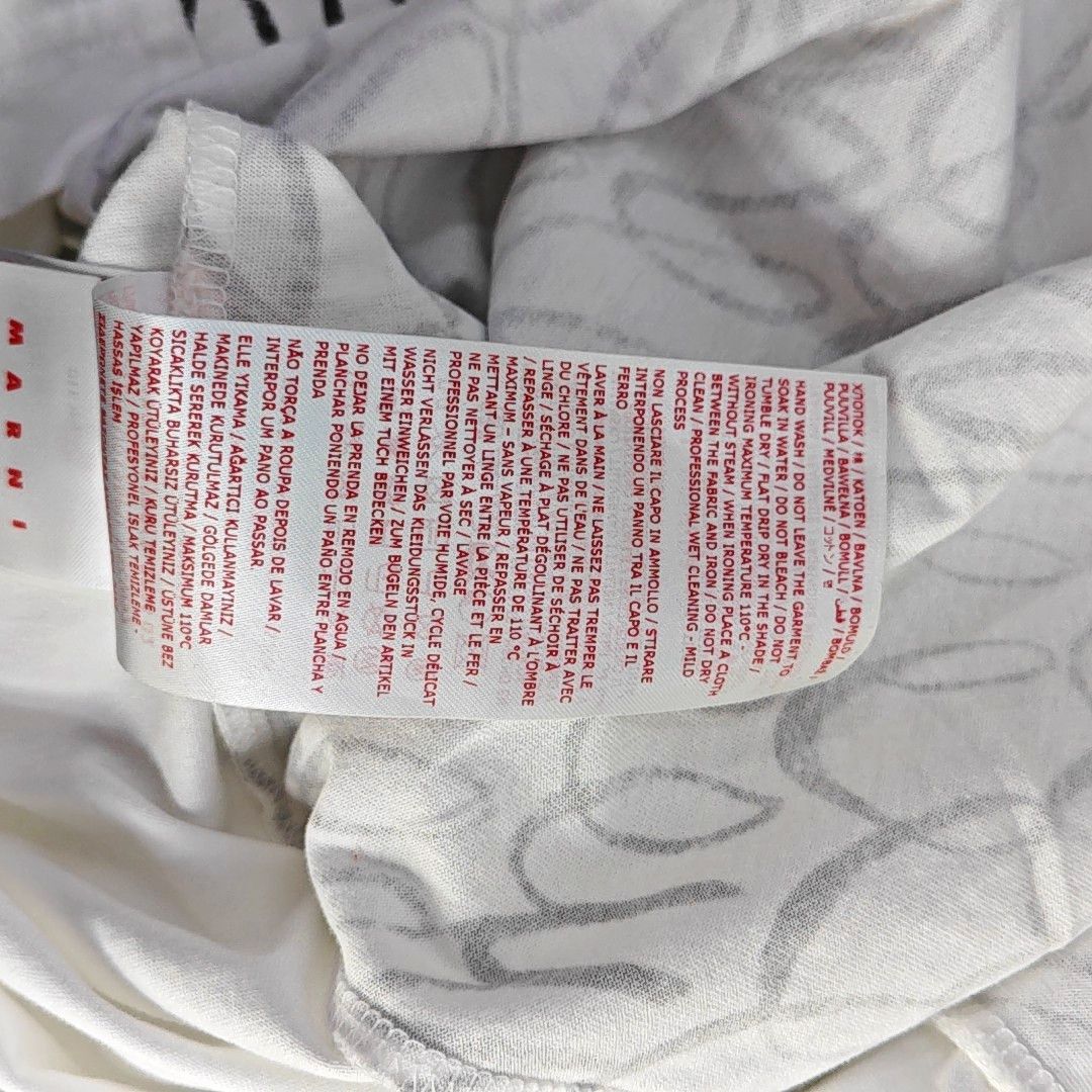Marni Marni Scribble Graphic T-Shirt 52 Size US L / EU 52-54 / 3 - 4 Thumbnail