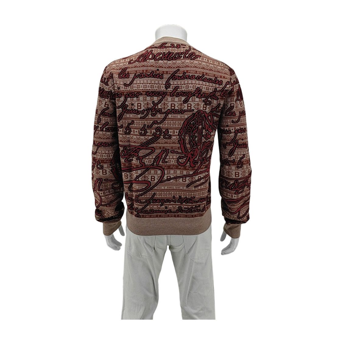 Berluti Berluti Scritto Intarsia Knit Sweater Size S Size US S / EU 44-46 / 1 - 3 Thumbnail