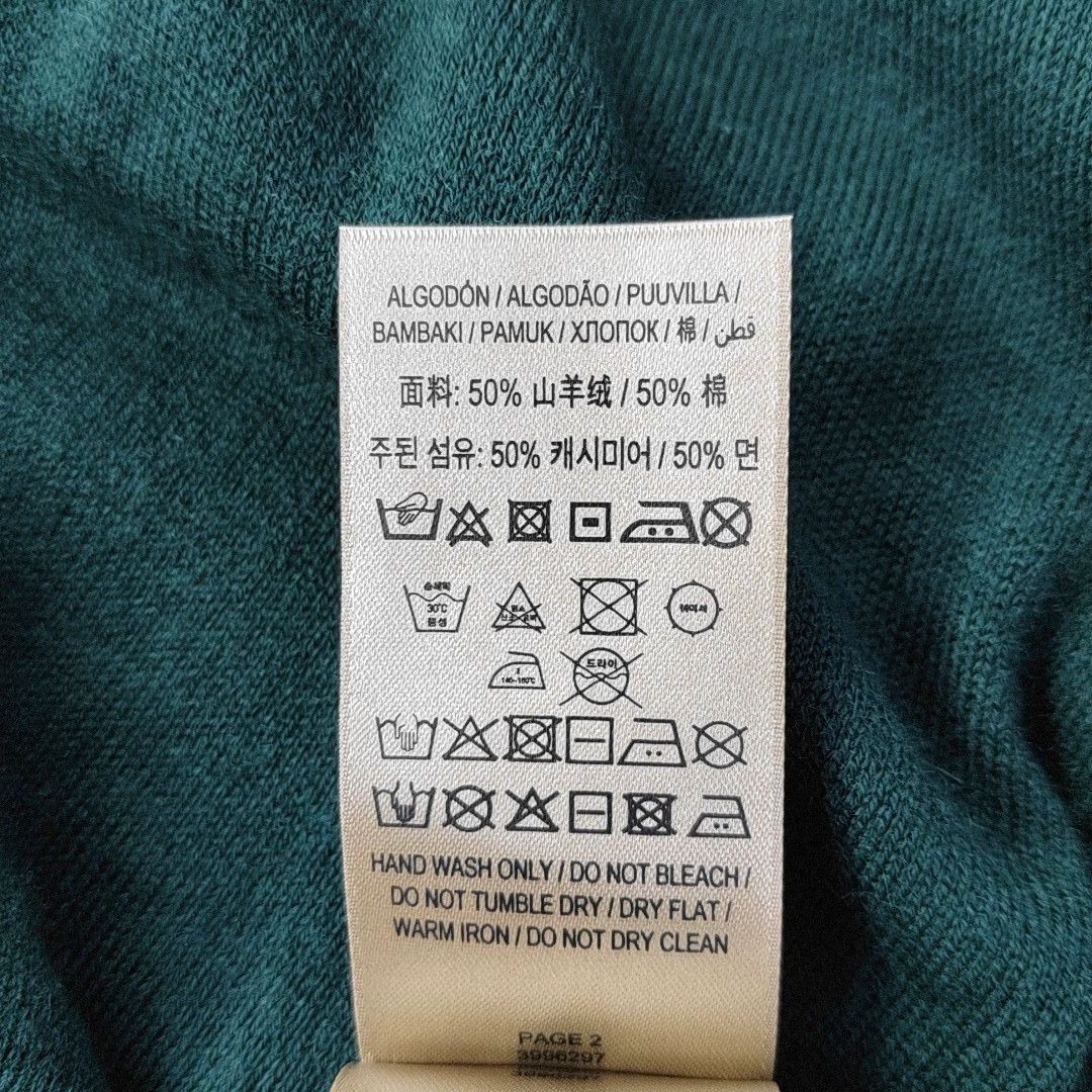 Burberry Burberry Cashmere Blend Crewneck Sweater XL Size US XL / EU 56 / 4 - 5 Thumbnail