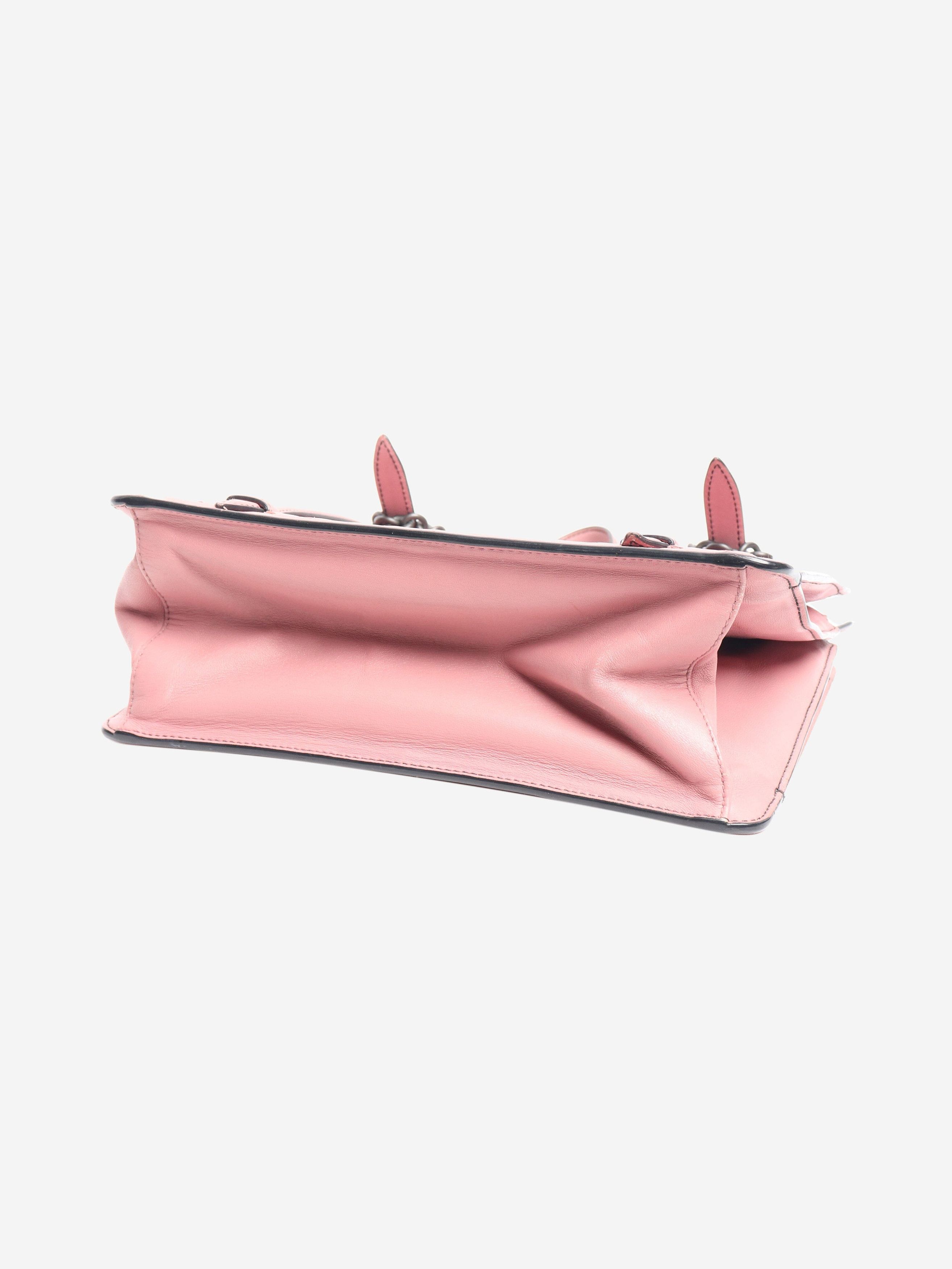 Bottega Veneta Pink Intrecciato chain shoulder bag Size ONE SIZE - 4 Thumbnail