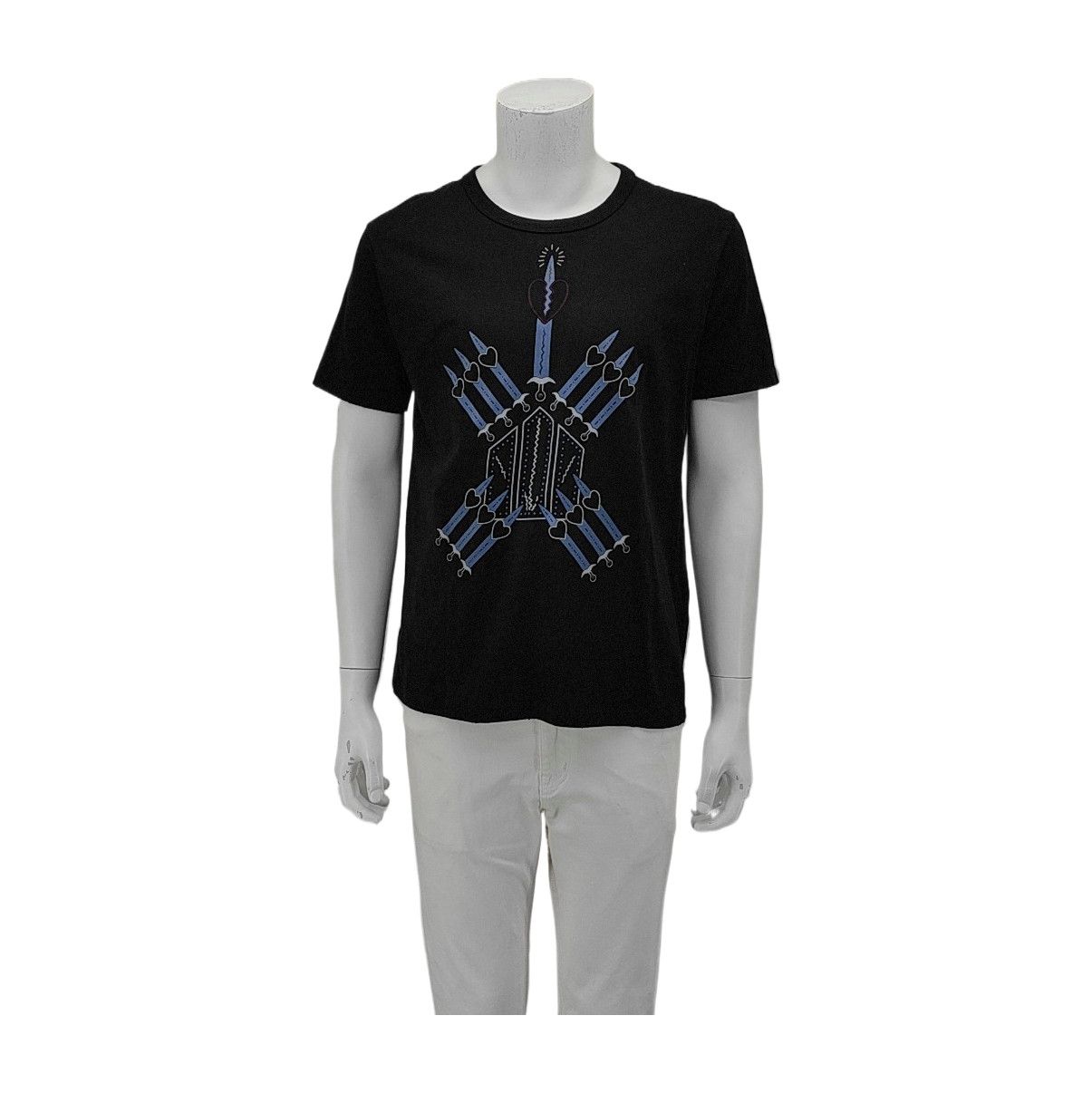 Valentino Valentino Dagger Heart Graphic T-Shirt M Size US M / EU 48-50 / 2 - 2 Thumbnail