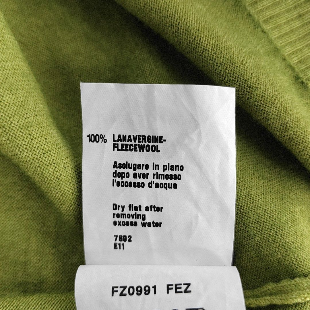 Fendi Fendi Green Wool V-Neck Sweater 50 Size US M / EU 48-50 / 2 - 4 Thumbnail