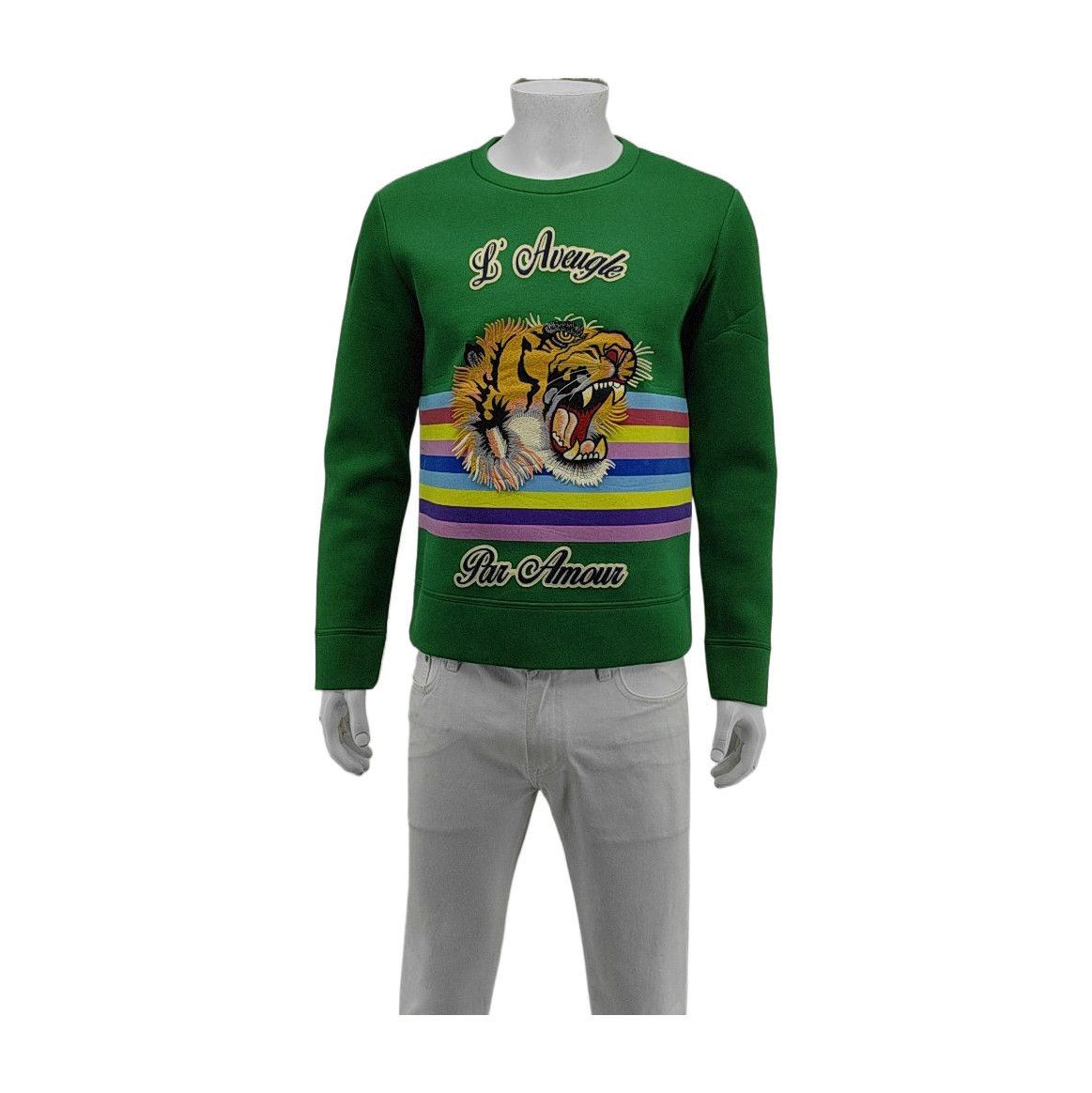 Gucci Gucci Peanuts Tiger Rainbow Sweatshirt XS Size US XS / EU 42 / 0 - 2 Thumbnail