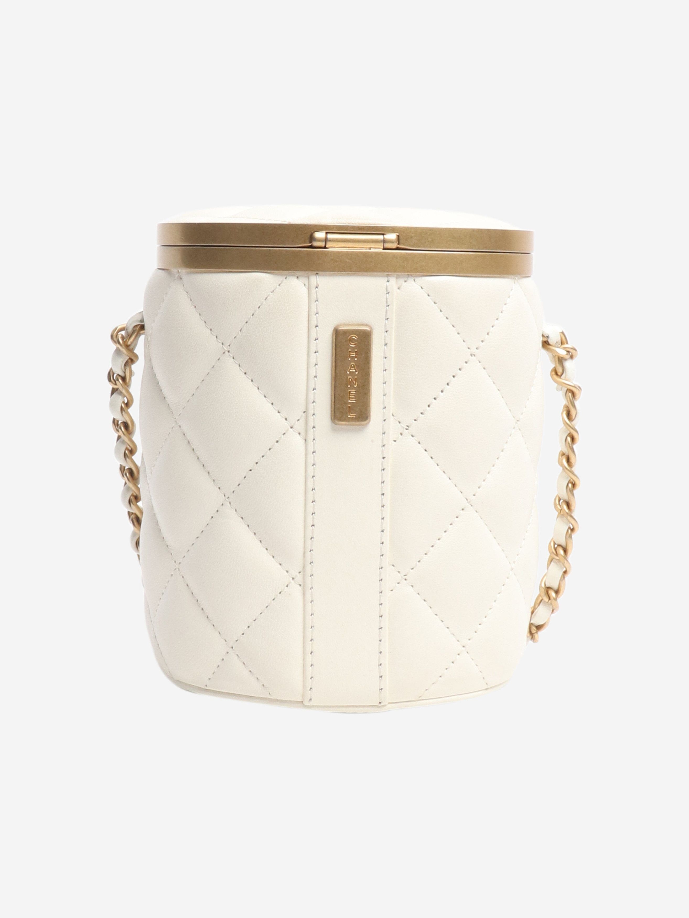 Chanel Cream quilted Crown Box crossbody bag Size ONE SIZE - 3 Thumbnail