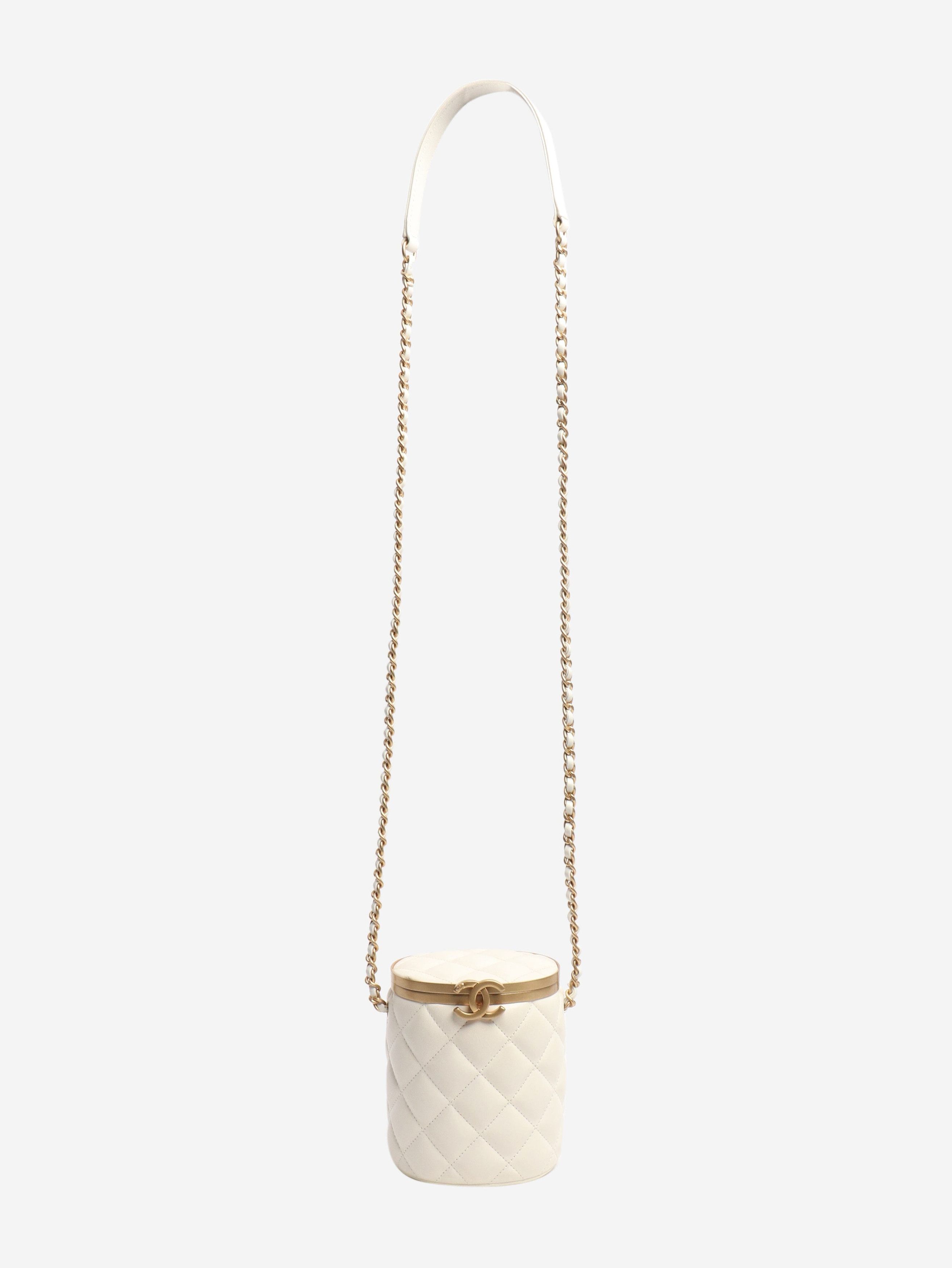 Chanel Cream quilted Crown Box crossbody bag Size ONE SIZE - 2 Thumbnail