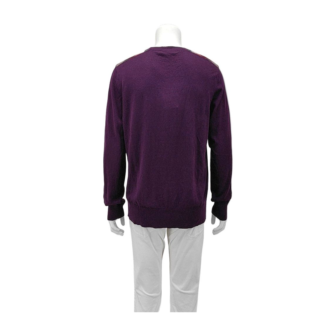 Burberry Burberry Purple Cashmere Blend Sweater XXL Size US XXL / EU 58 / 5 - 3 Thumbnail