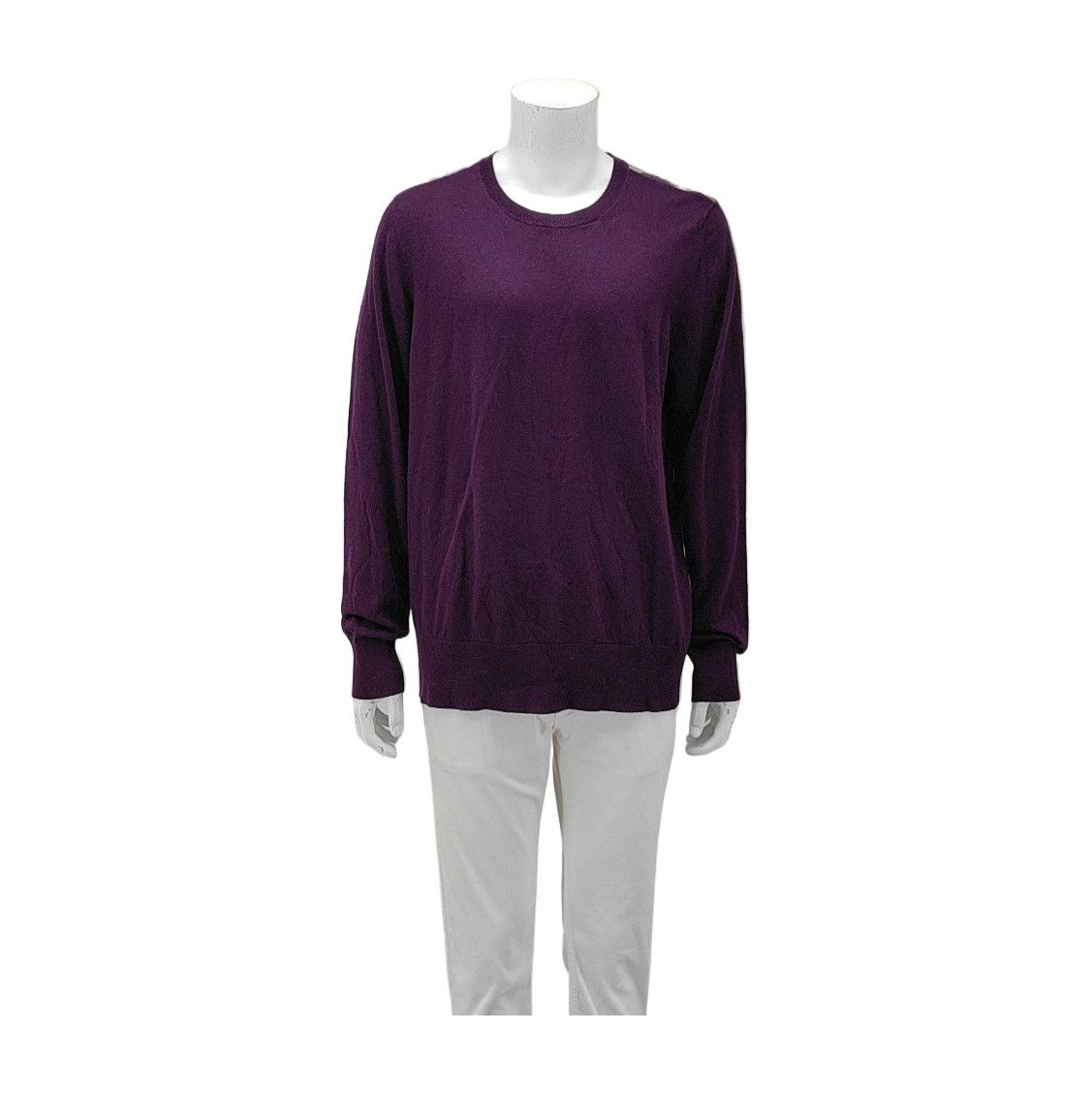 Burberry Burberry Purple Cashmere Blend Sweater XXL Size US XXL / EU 58 / 5 - 2 Thumbnail