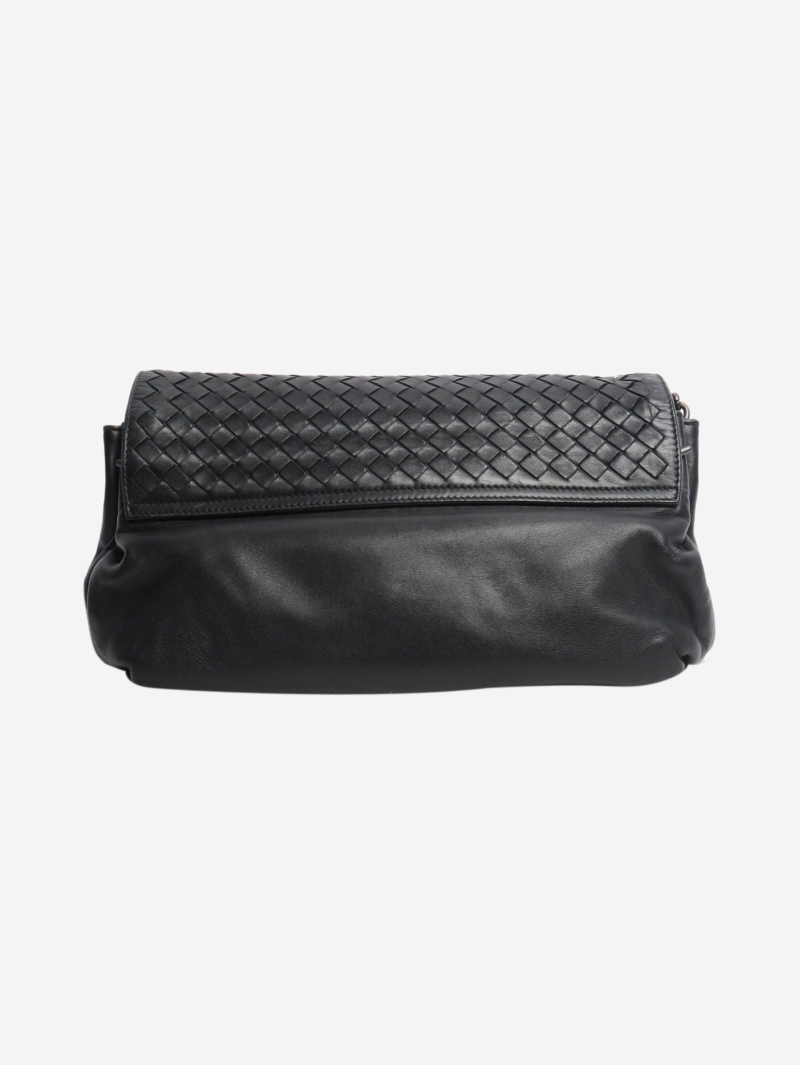 Bottega Veneta Black Intrecciato Messenger bag Size ONE SIZE - 3 Thumbnail