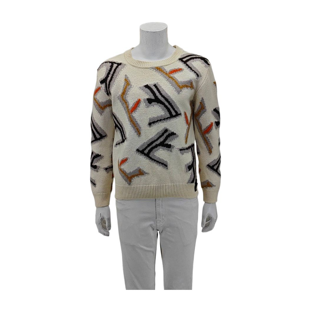 Fendi Fendi Graphic Pattern Wool Crewneck Sweater L Size US L / EU 52-54 / 3 - 2 Thumbnail
