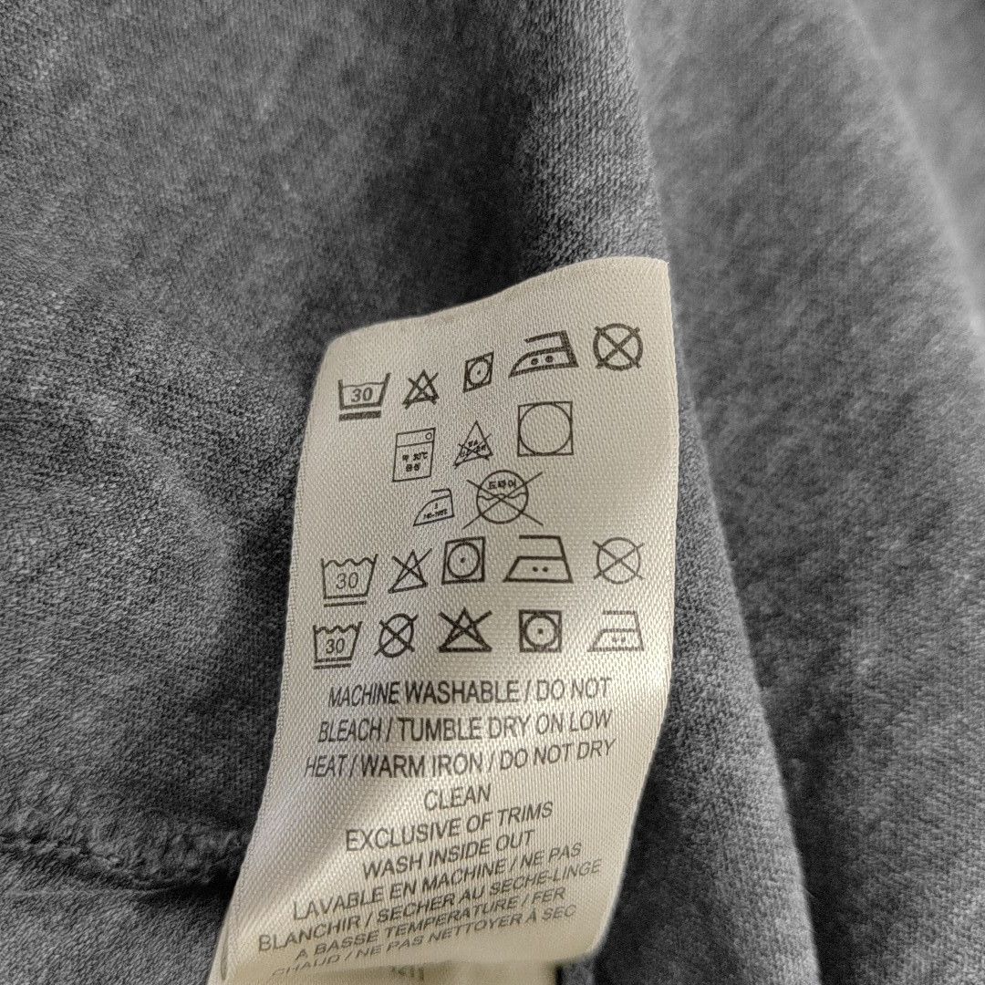 Burberry Burberry Gray Logo Cotton T-Shirt Size M Size US M / EU 48-50 / 2 - 5 Thumbnail