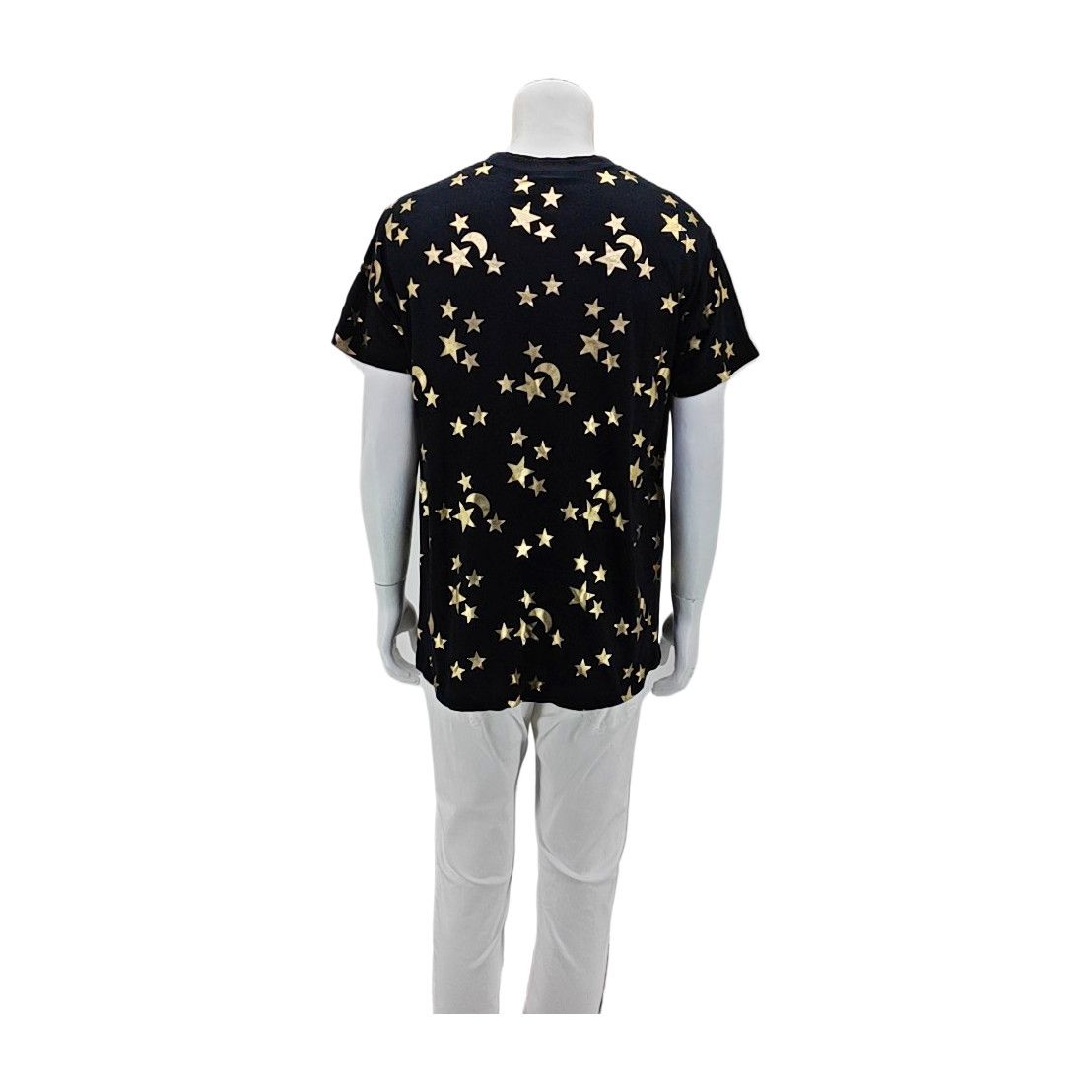 Gucci Gucci Gold Star Moon Print T-Shirt Size L Size US L / EU 52-54 / 3 - 3 Thumbnail