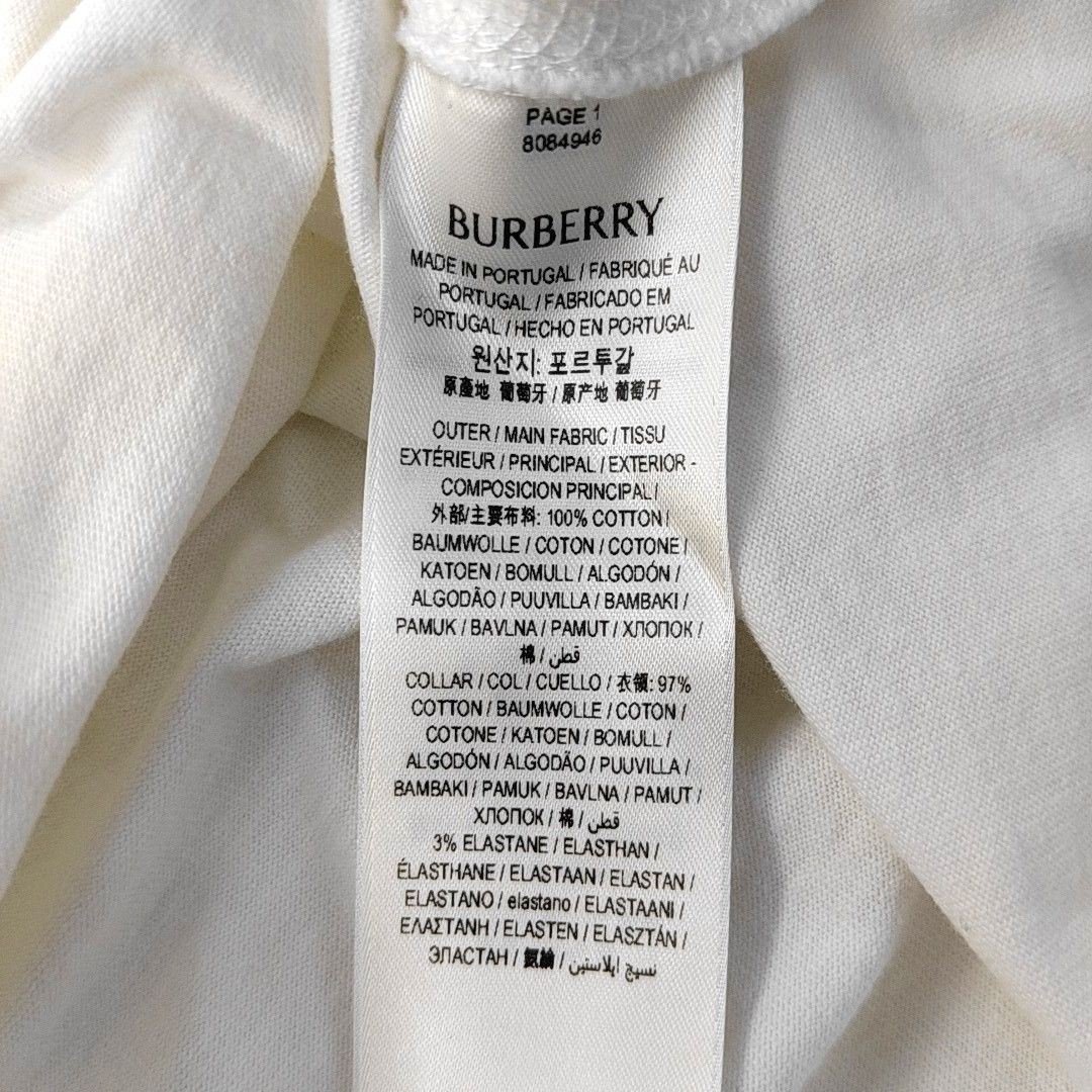 Burberry Burberry Embroidered Logo T-Shirt Size L Size US L / EU 52-54 / 3 - 4 Thumbnail