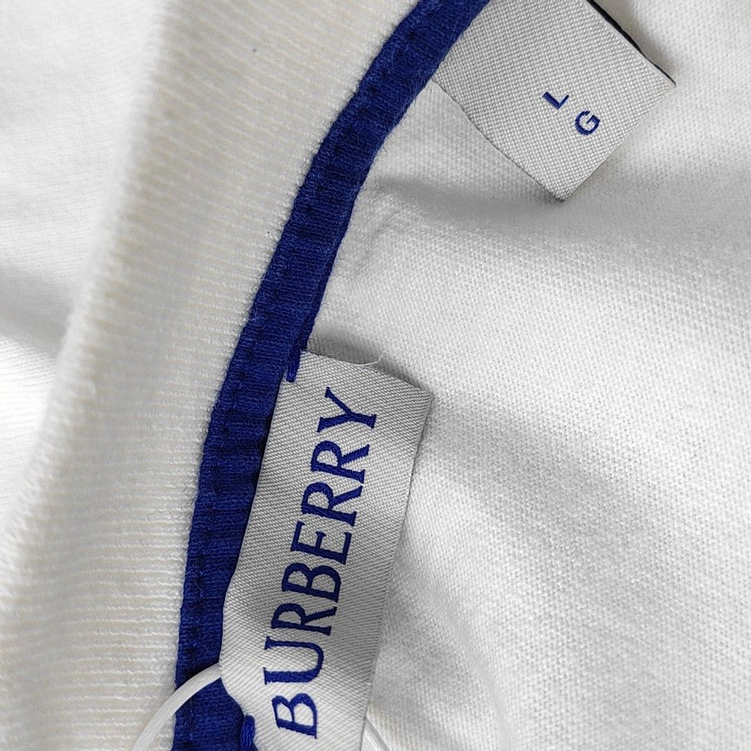 Burberry Burberry Embroidered Logo T-Shirt Size L Size US L / EU 52-54 / 3 - 8 Thumbnail